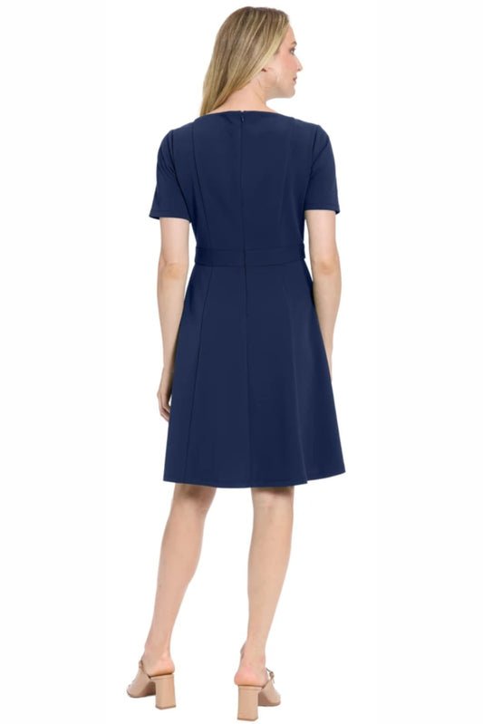London Times Overlay Sheath Dress