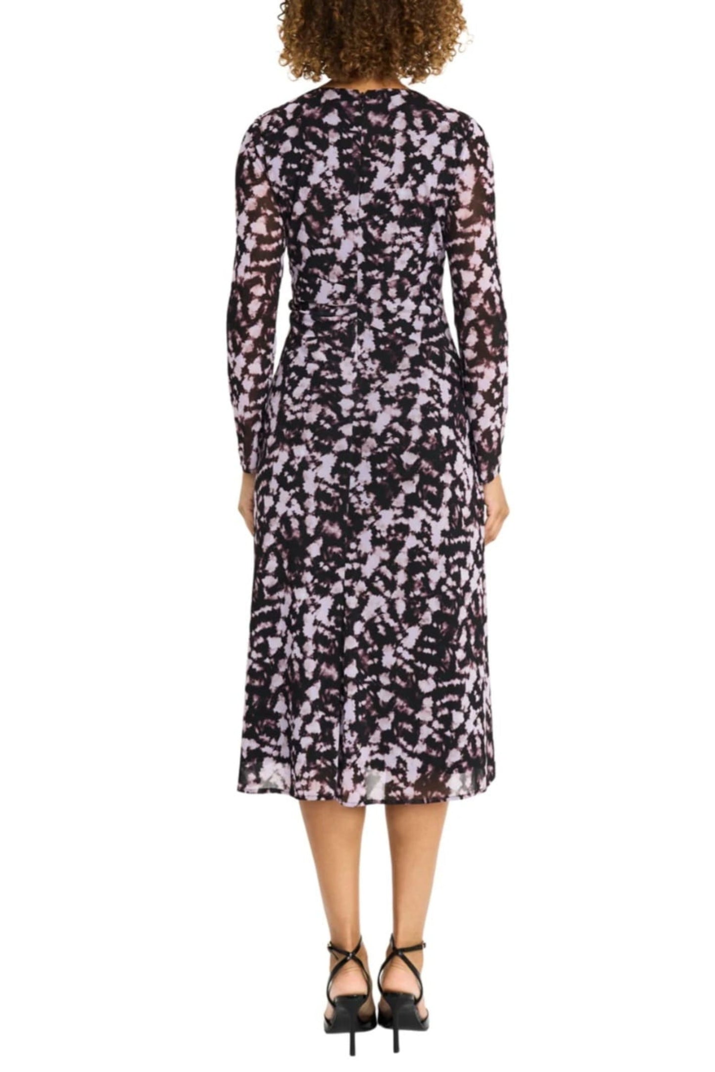 Maggy London Multi Color A-Line Midi Dress