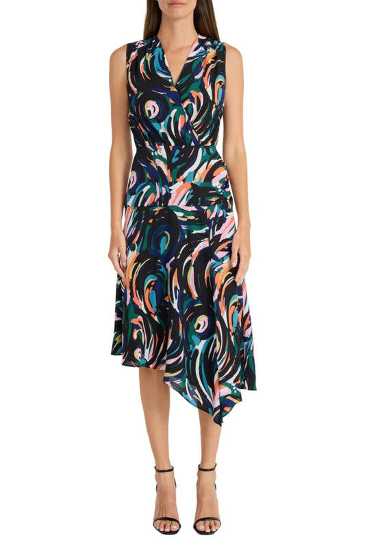 Maggy London Sleeveless Midi Day Dress