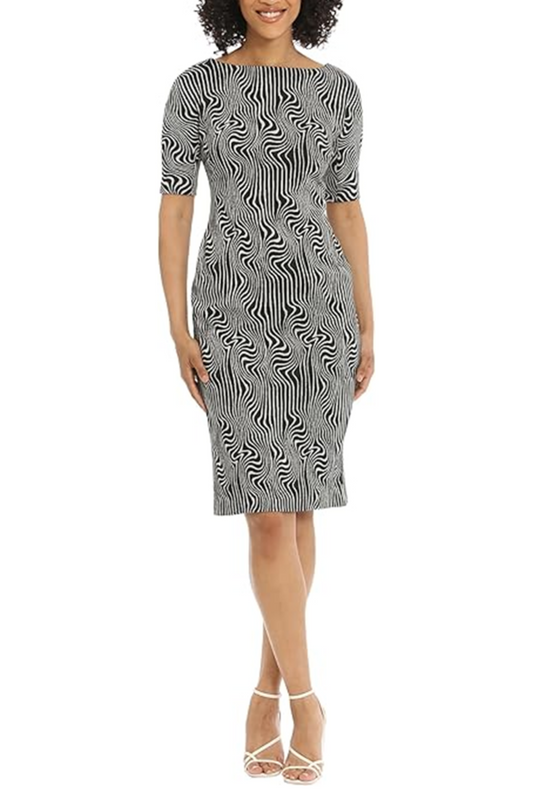 Maggy London Psychedelic Sheath Dress PLUS SIZE