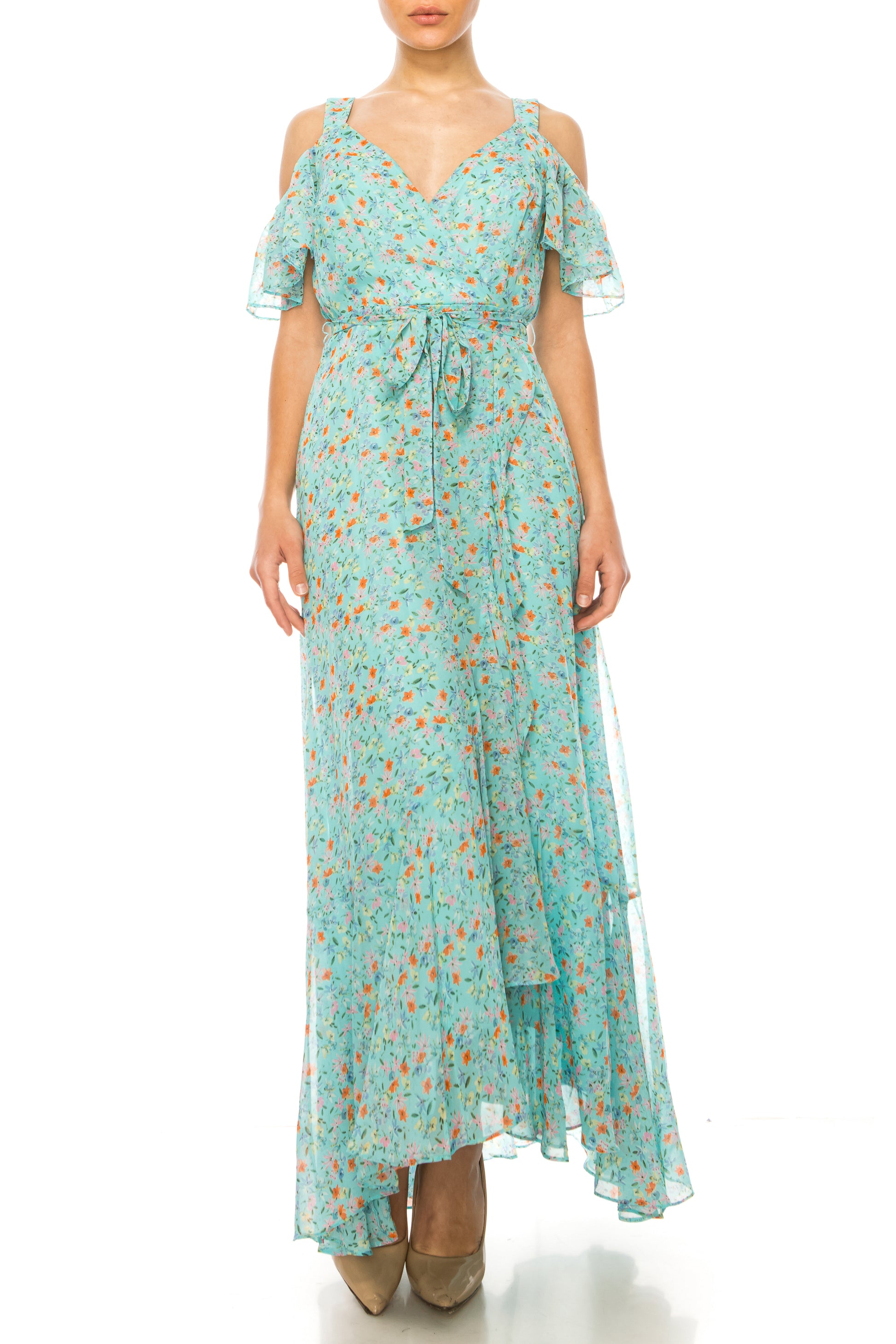maison tara dresses 91778M Have all eyes gravitate towards you in this Maison Tara masterpiece. Women's Maison Tara Ruched Tie