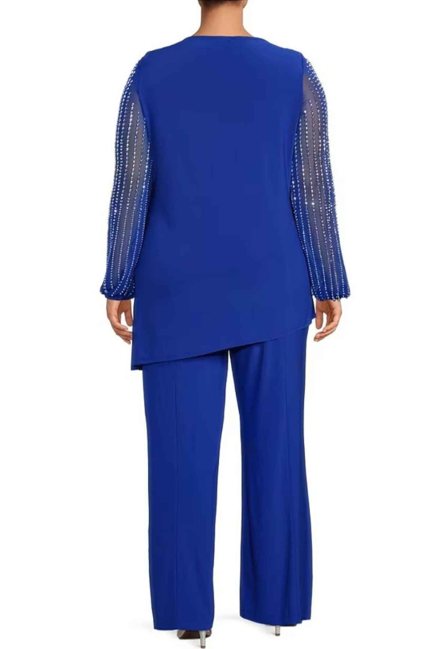 Marina Asymmetrical Two-Piece Pant Set