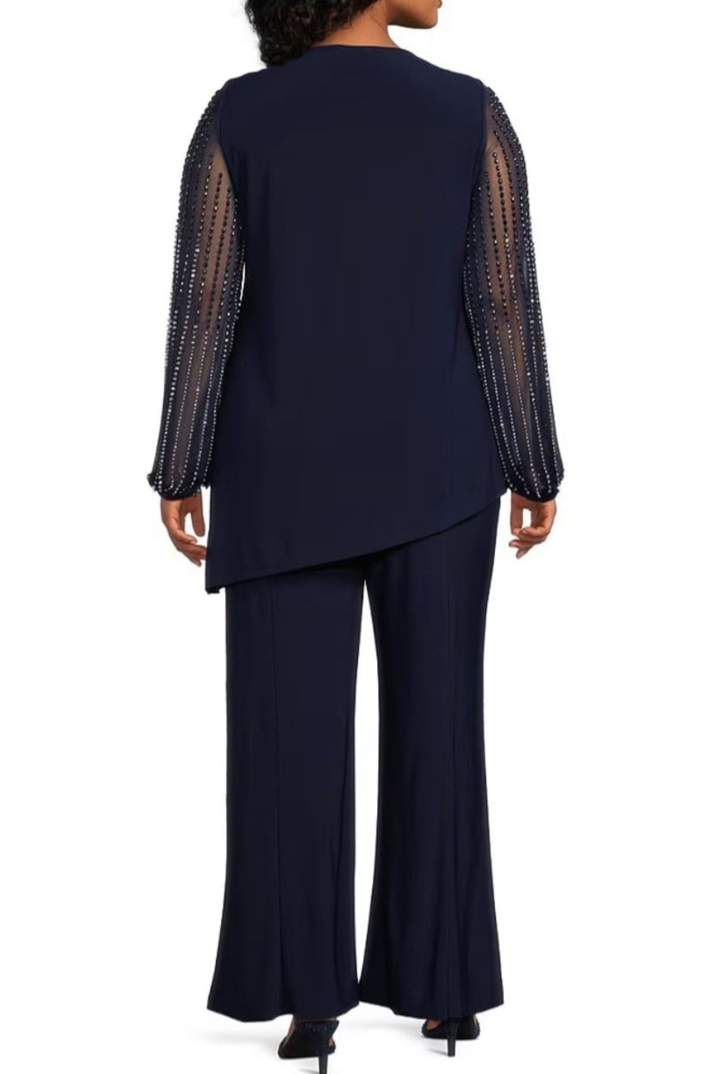 Marina Asymmetrical Two-Piece Pant Set