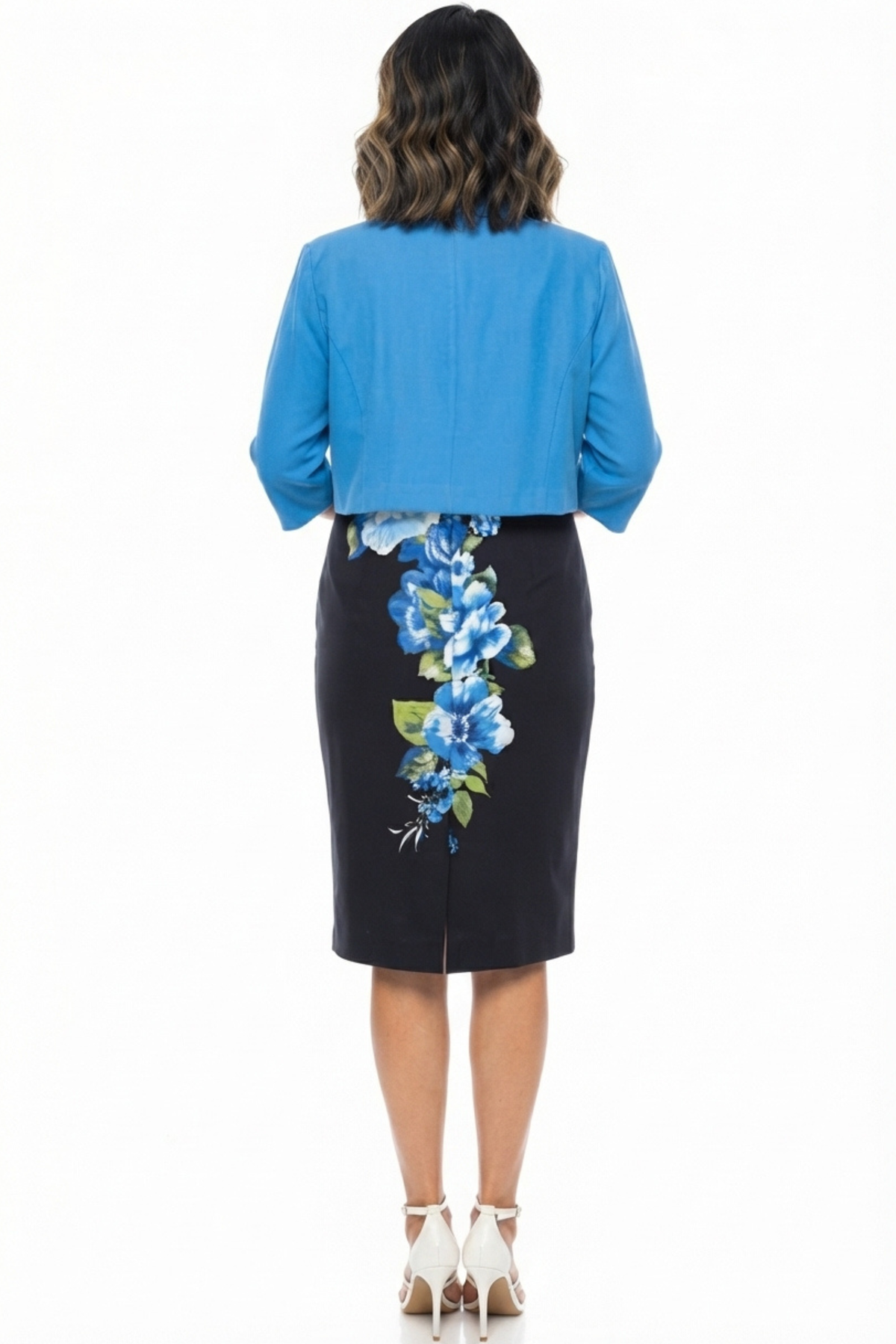 Maya Brooke Floral Jacket Dress Set (PLUS SIZE)
