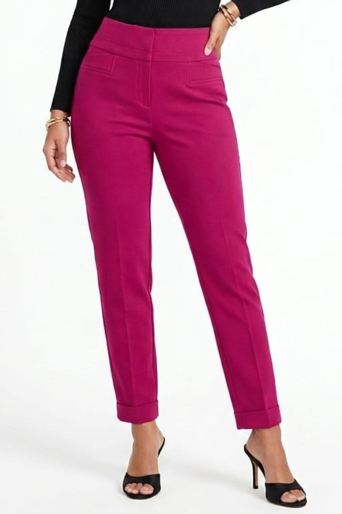 Zac & Rachel Women’s Pull-On Slim Ankle Pants