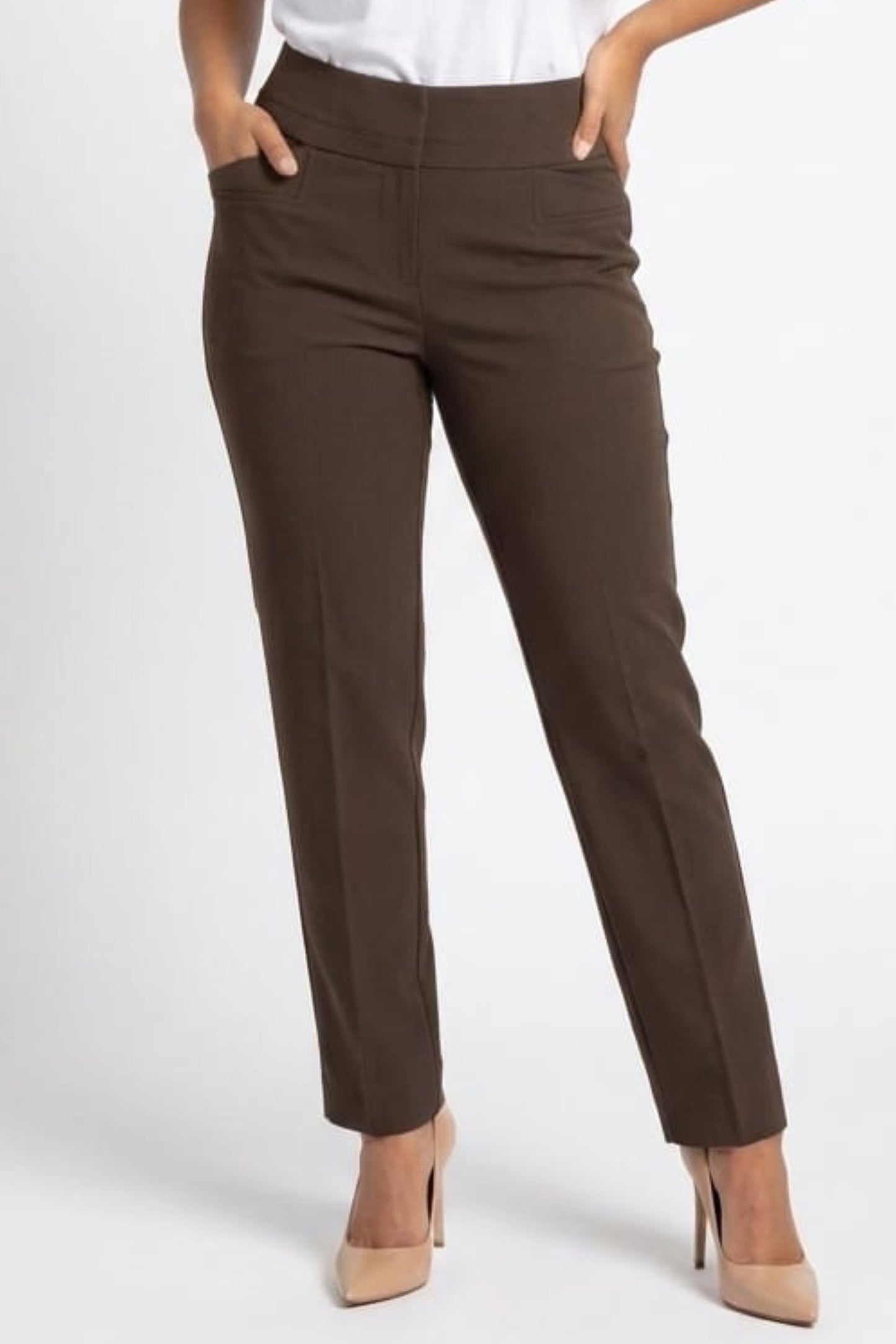 Zac & Rachel Women’s Pull-On Slim Ankle Pants