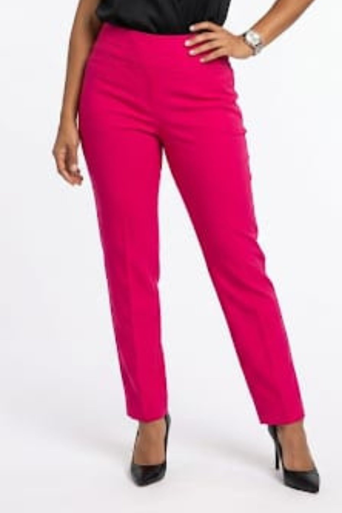 Zac & Rachel Women’s Pull-On Slim Ankle Pants