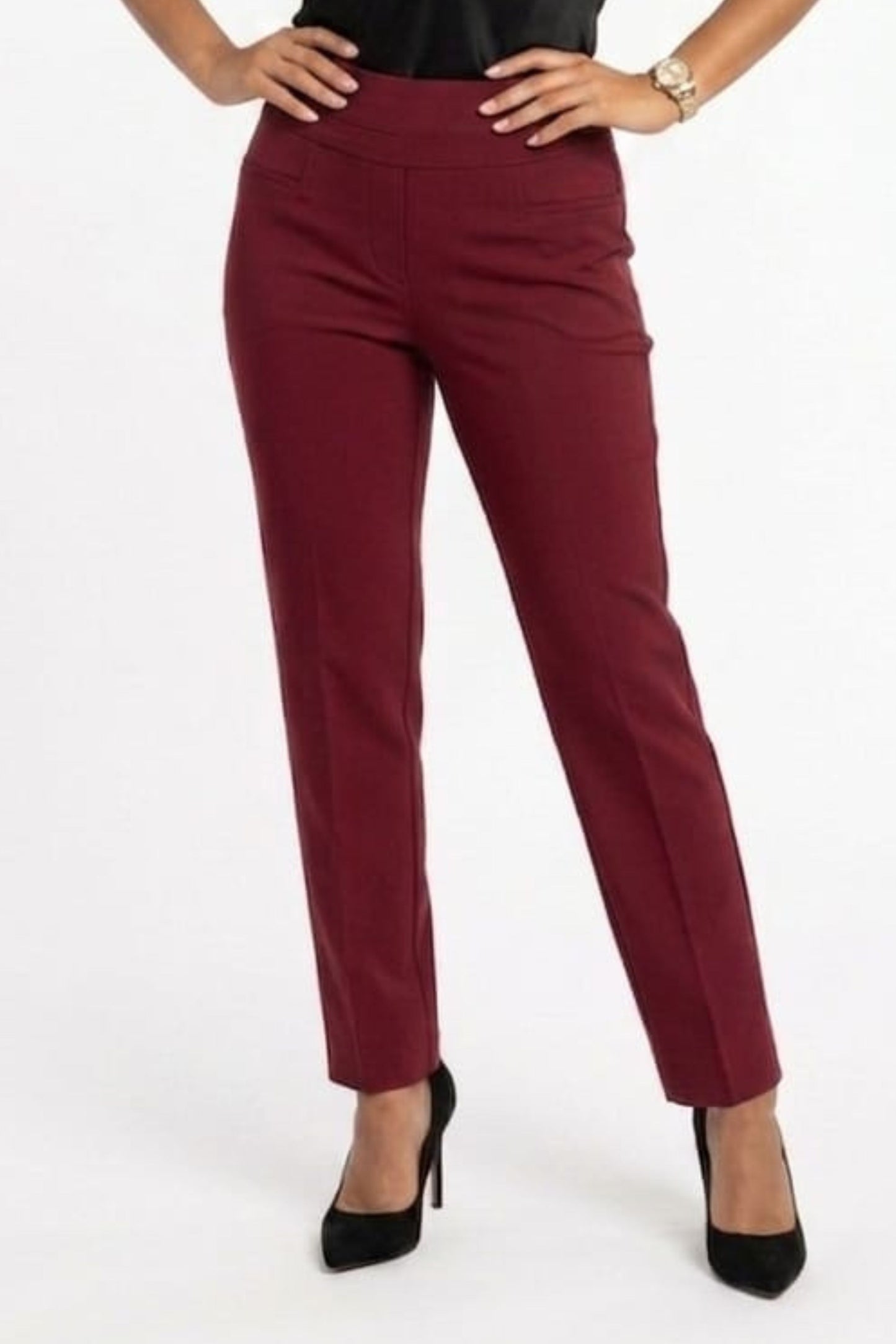 Zac & Rachel Women’s Pull-On Slim Ankle Pants