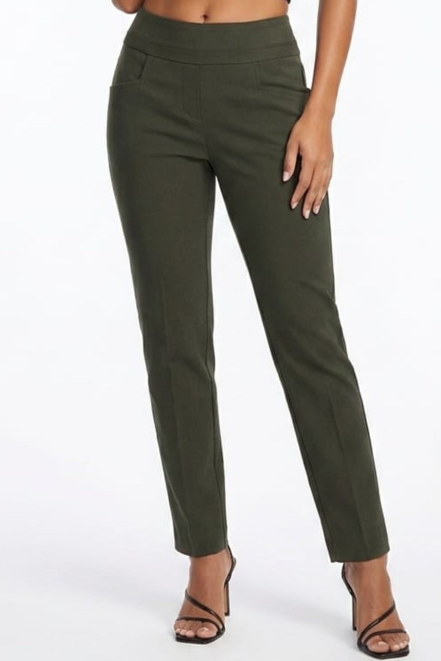 Zac & Rachel Women’s Pull-On Slim Ankle Pants