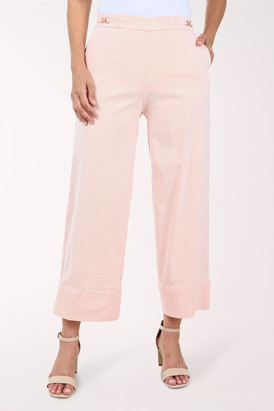 Zac & Rachel Autumn Sunset Wide-Leg Crop Pants