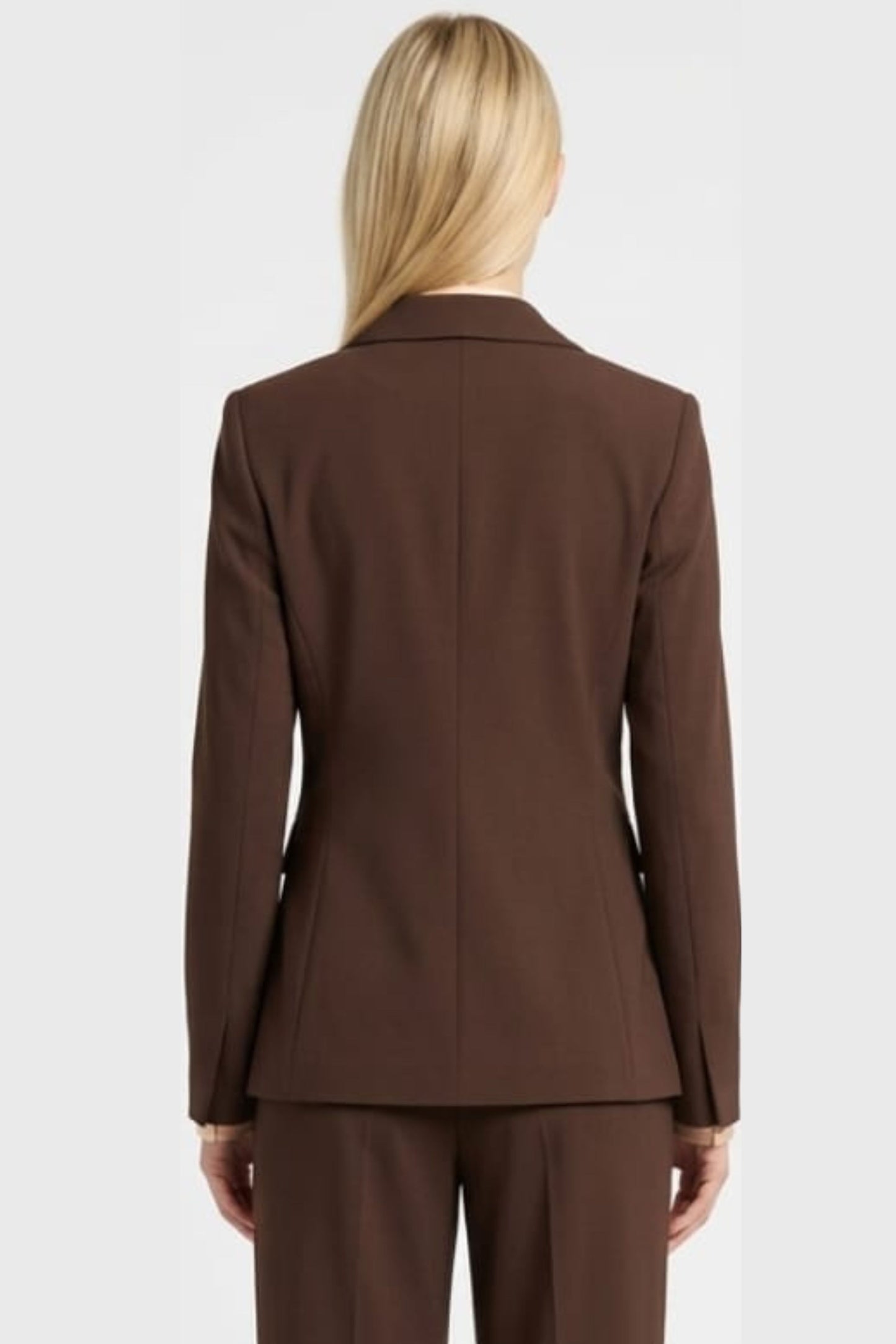Zac & Rachel Notched Lapel Single Button Blazer