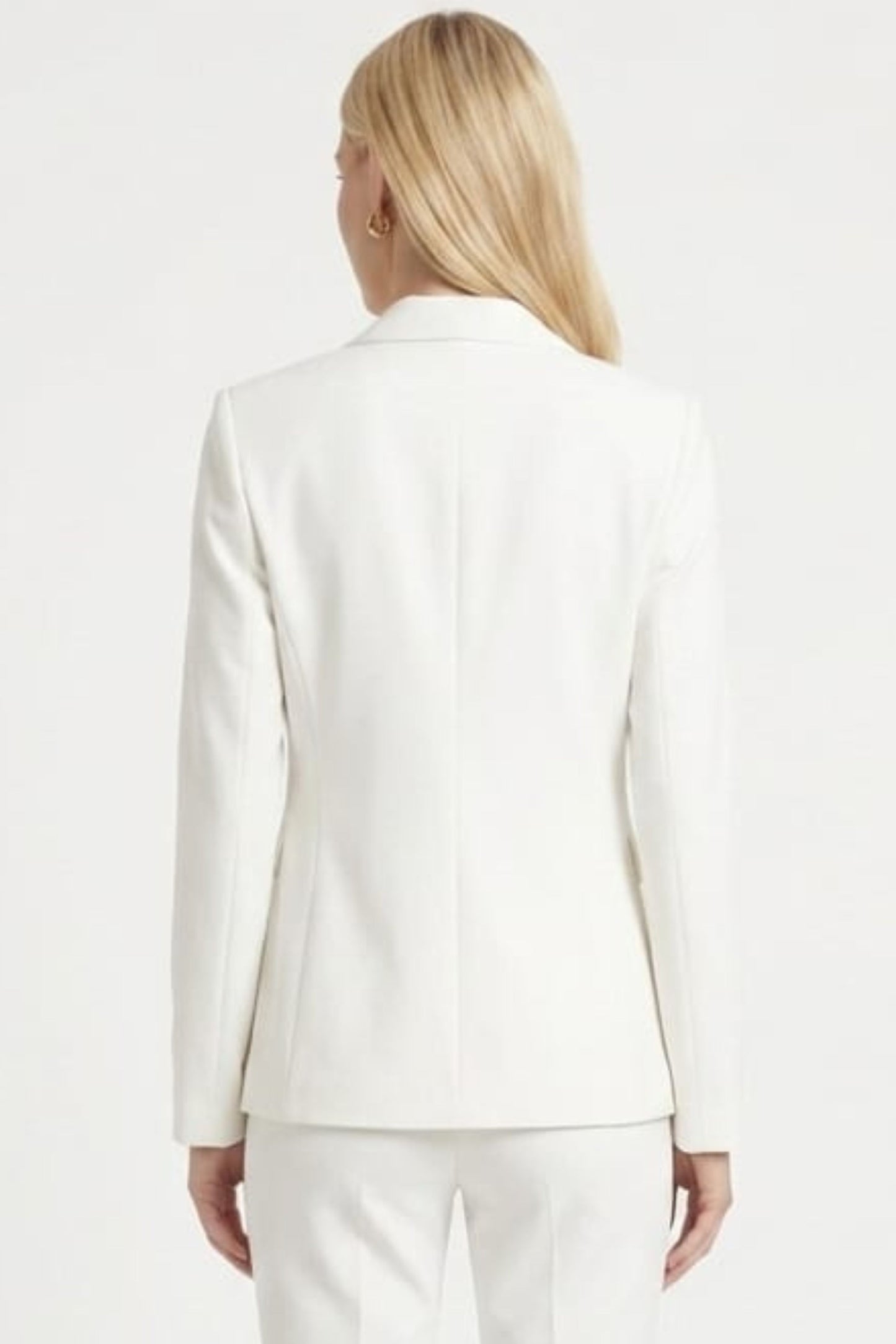 Zac & Rachel Notched Lapel Single Button Blazer