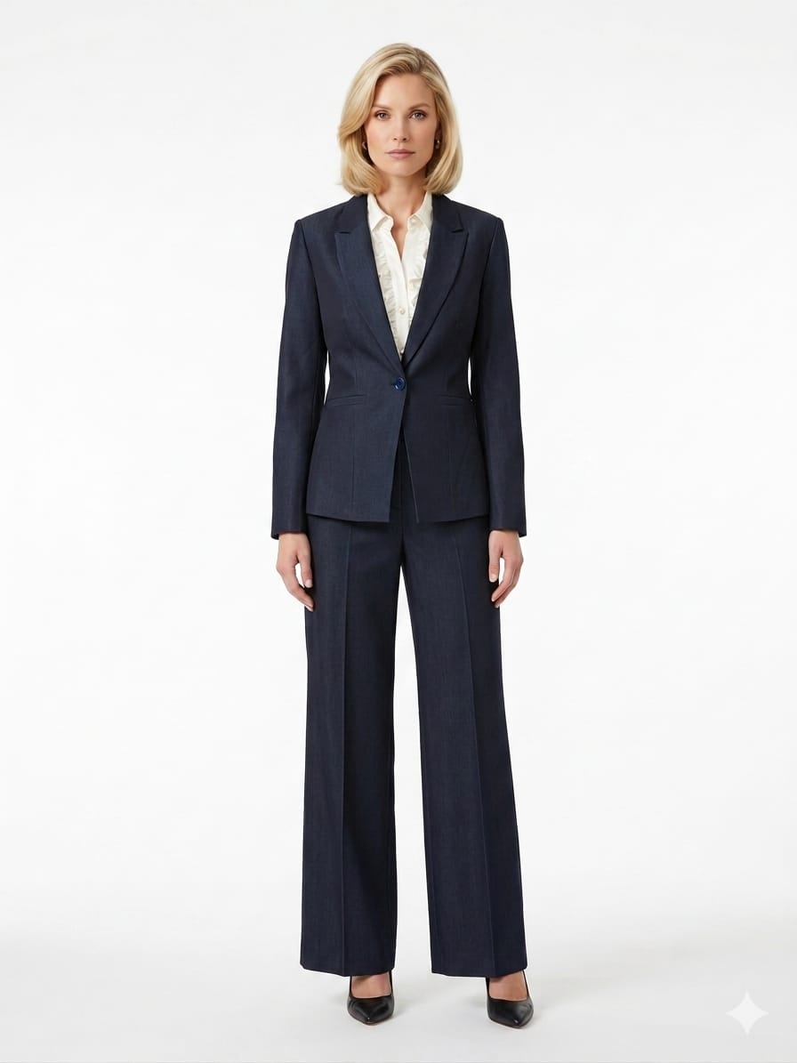 Zac & Rachel Wide Leg Belted Pants