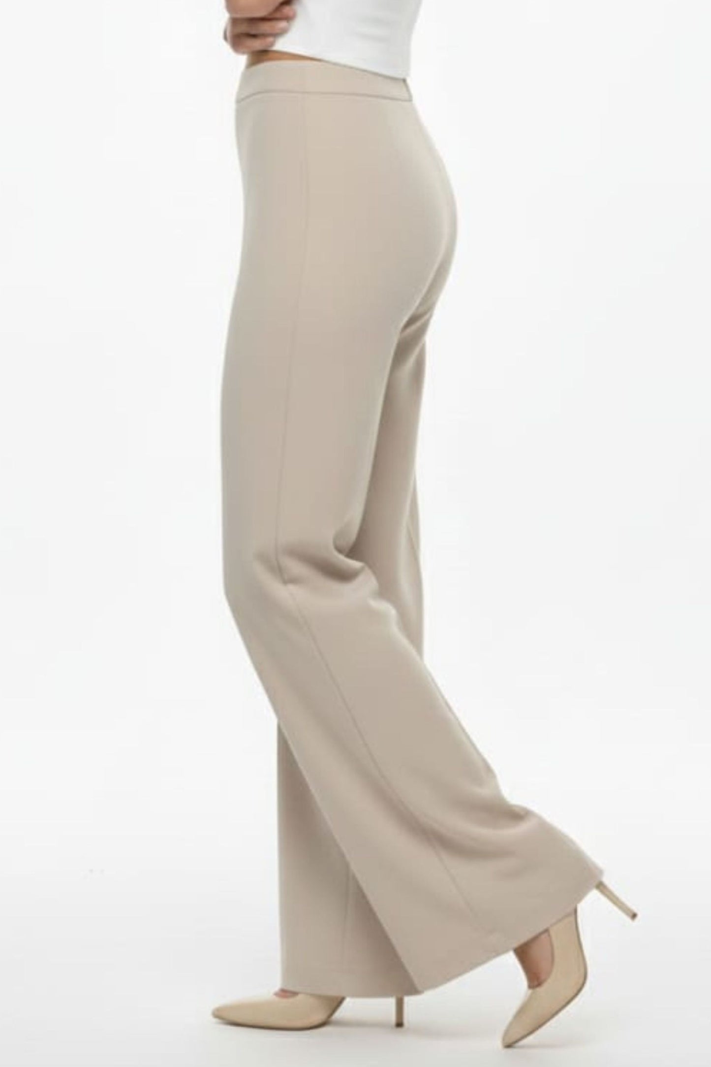 Zac & Rachel Sailor Button Wide Leg Pull-On Pants