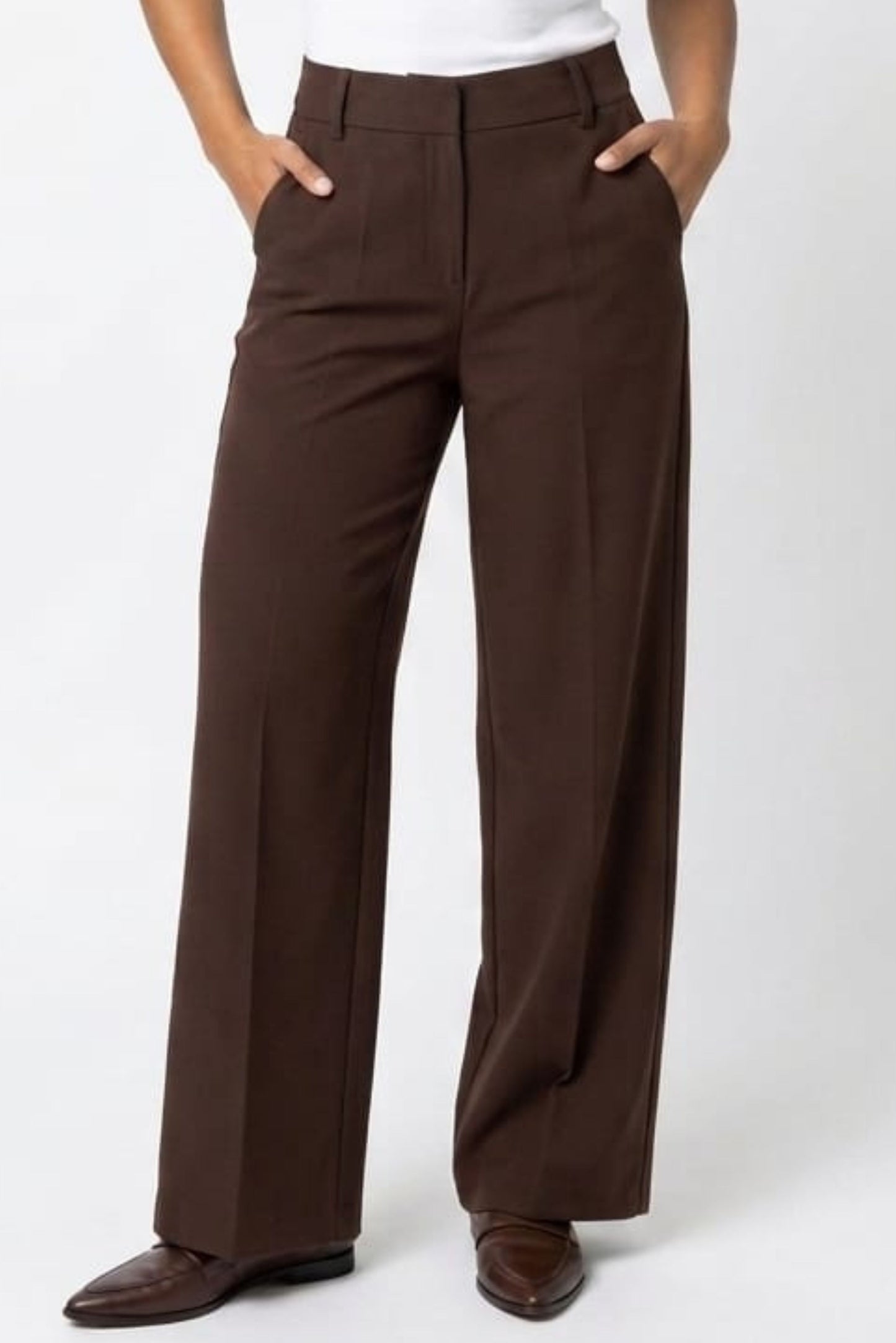 Zac & Rachel Wide Leg Belted Pants