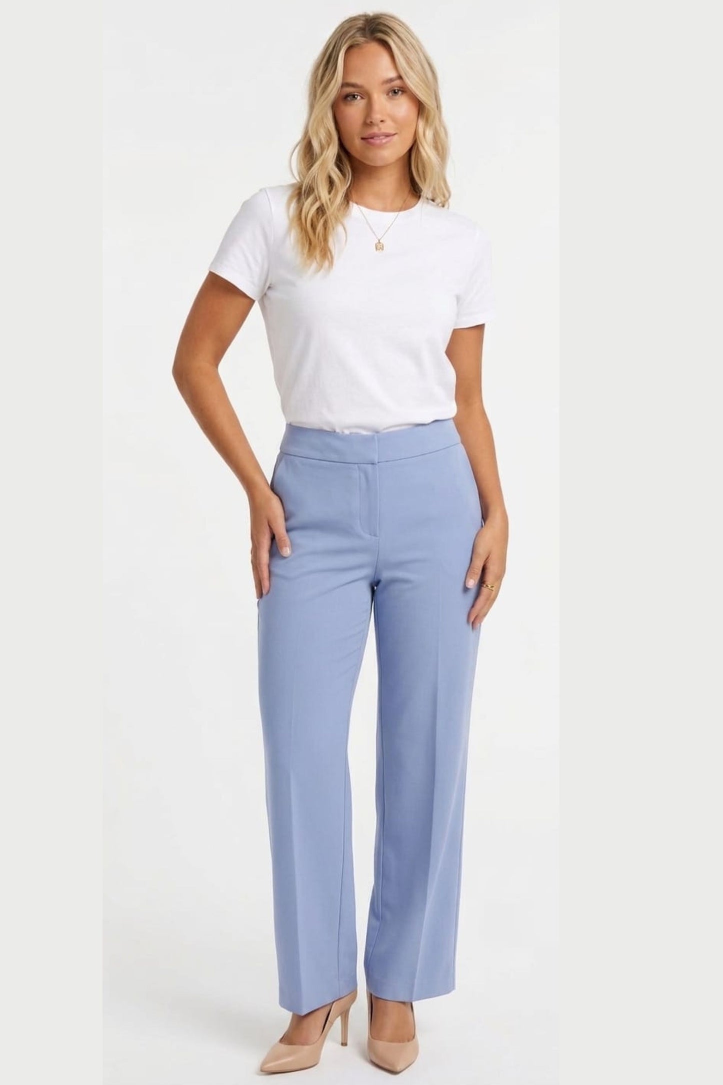 Zac & Rachel Zip Up Wide-Leg Trousers