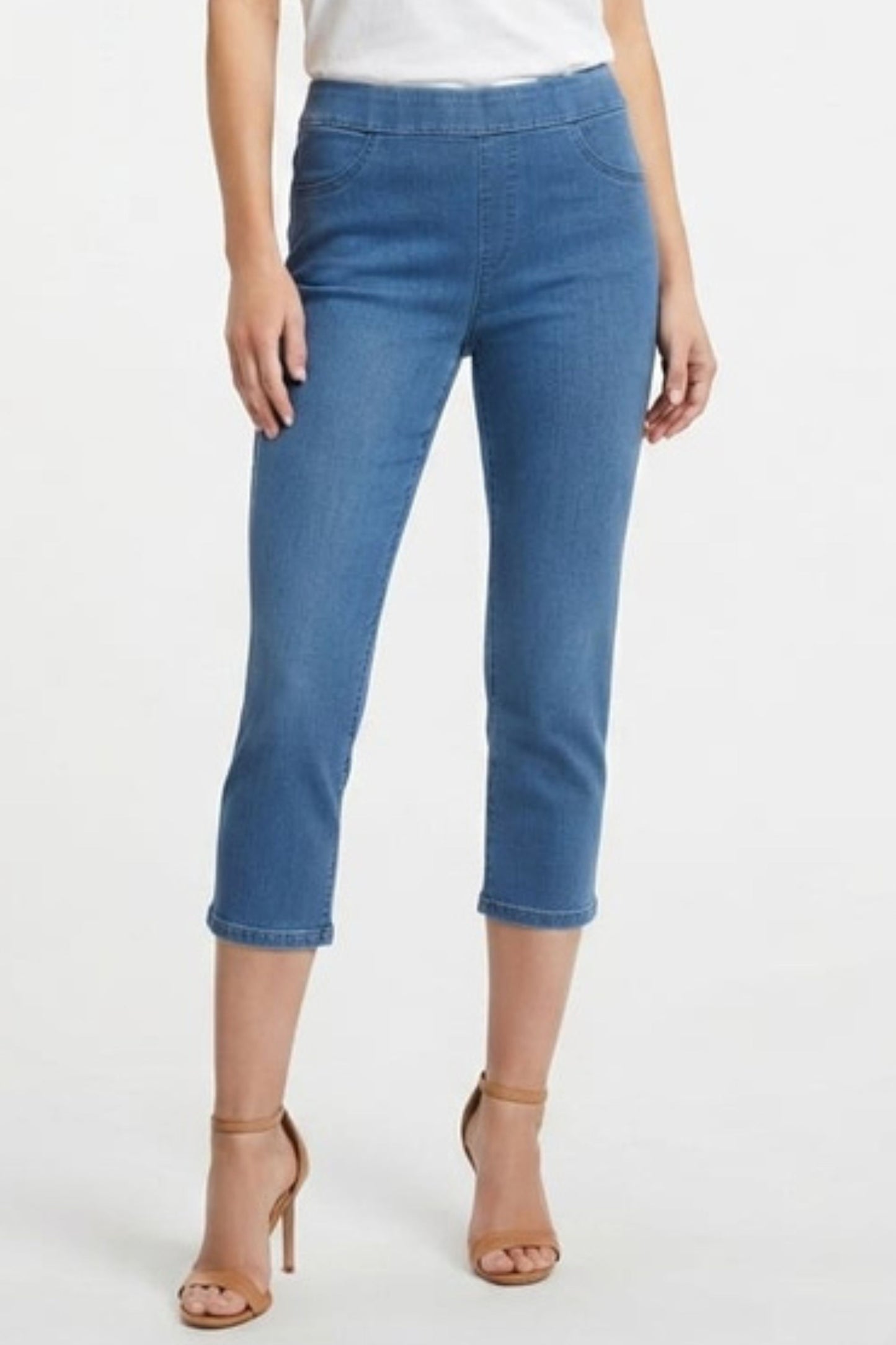 Zac & Rachel Pull-On Capri Jeans