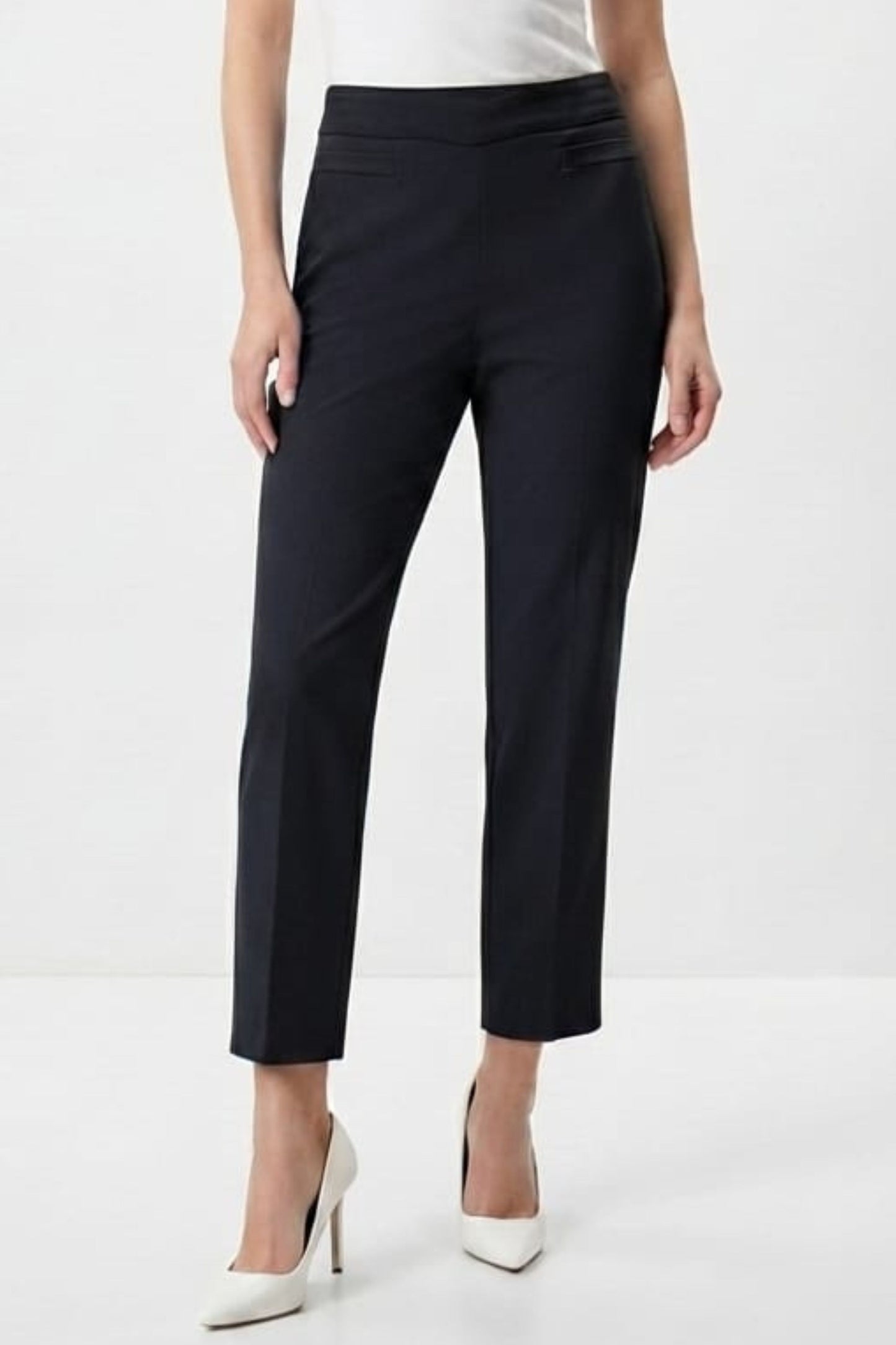 Zac & Rachel High-Waisted Slim-Fit Ankle Pants