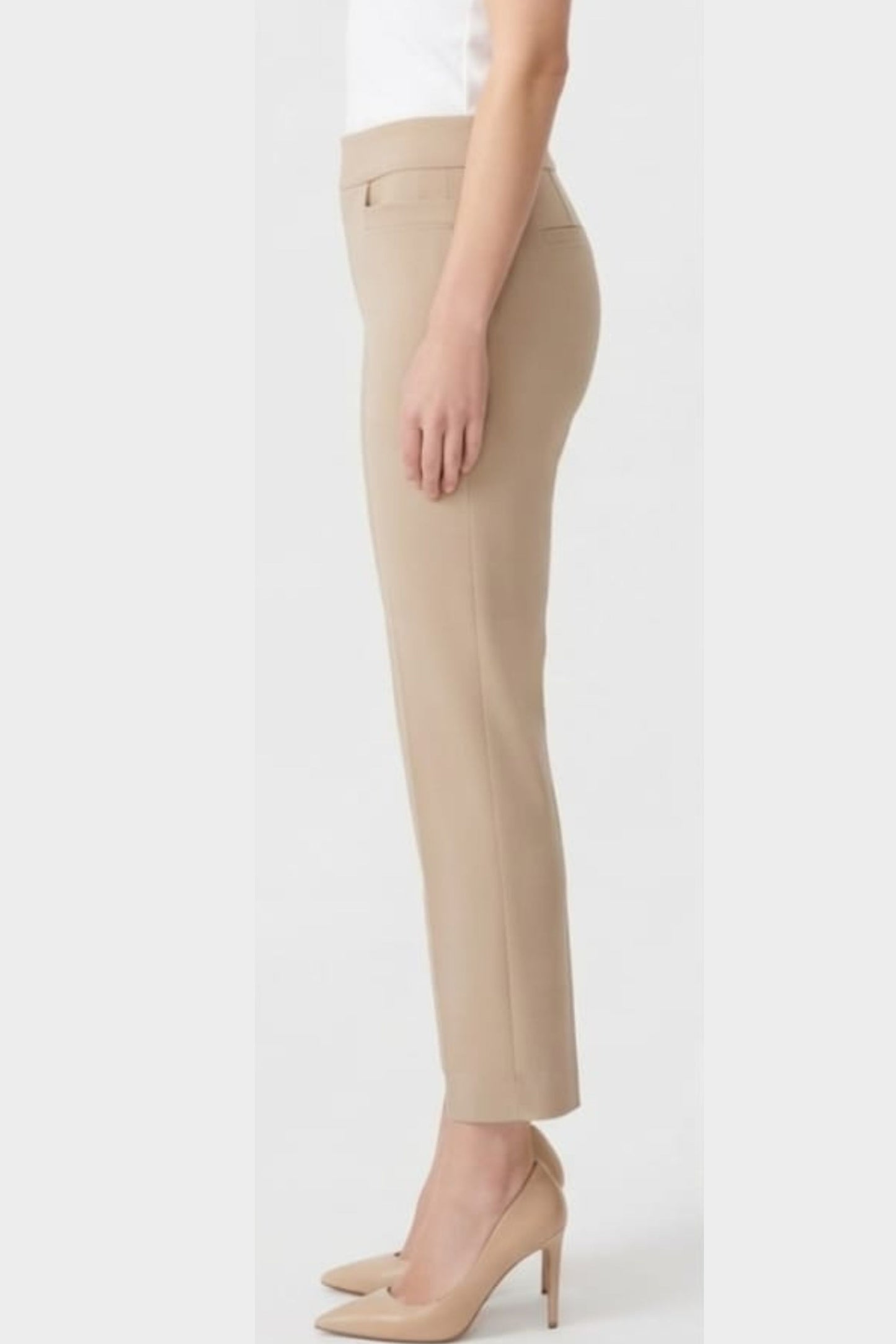 Zac & Rachel High-Waisted Slim-Fit Ankle Pants