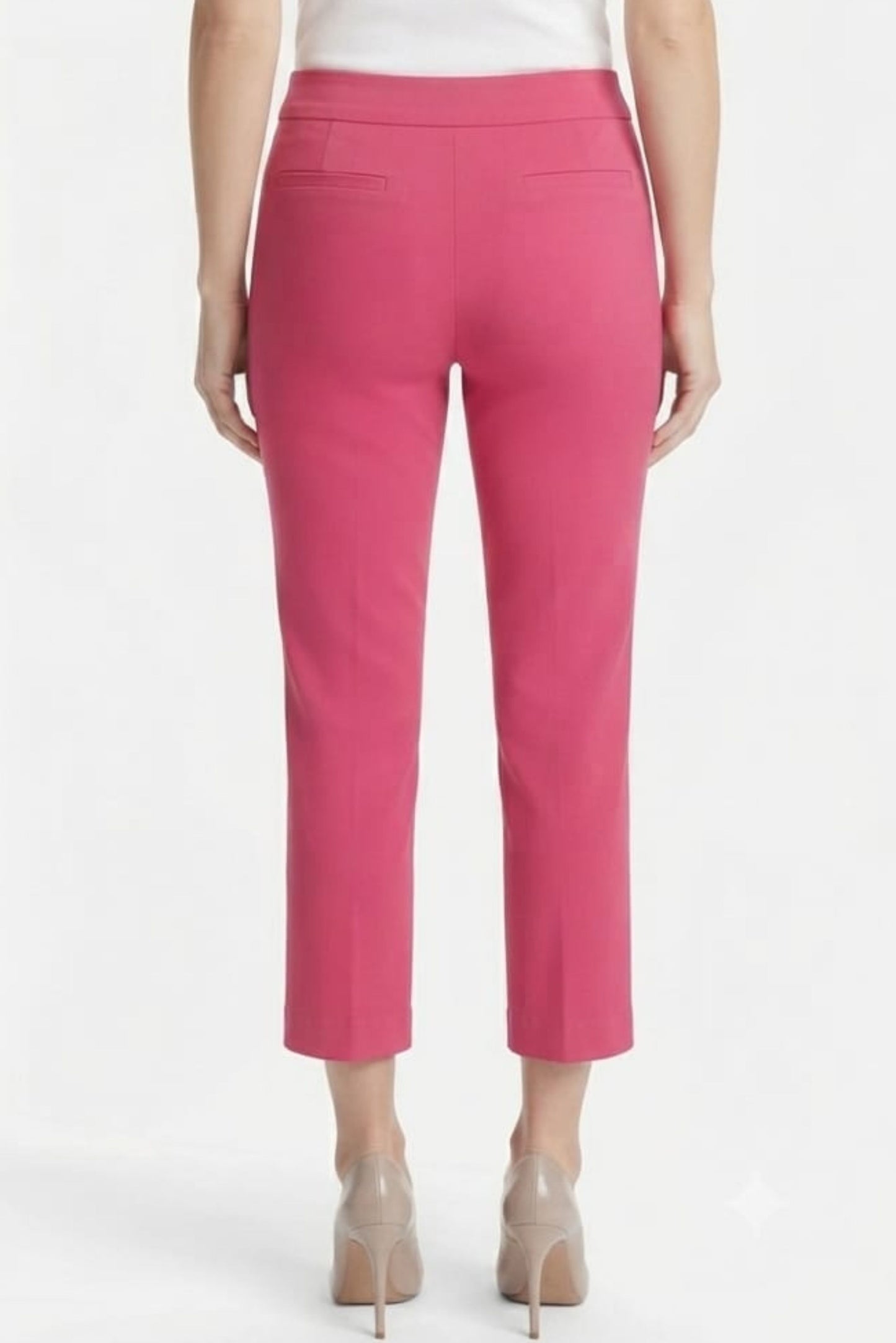 Zac & Rachel High-Waisted Slim-Fit Ankle Pants