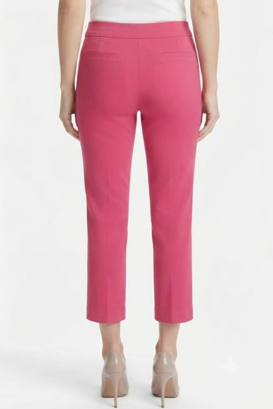 Zac & Rachel High-Waisted Slim-Fit Ankle Pants