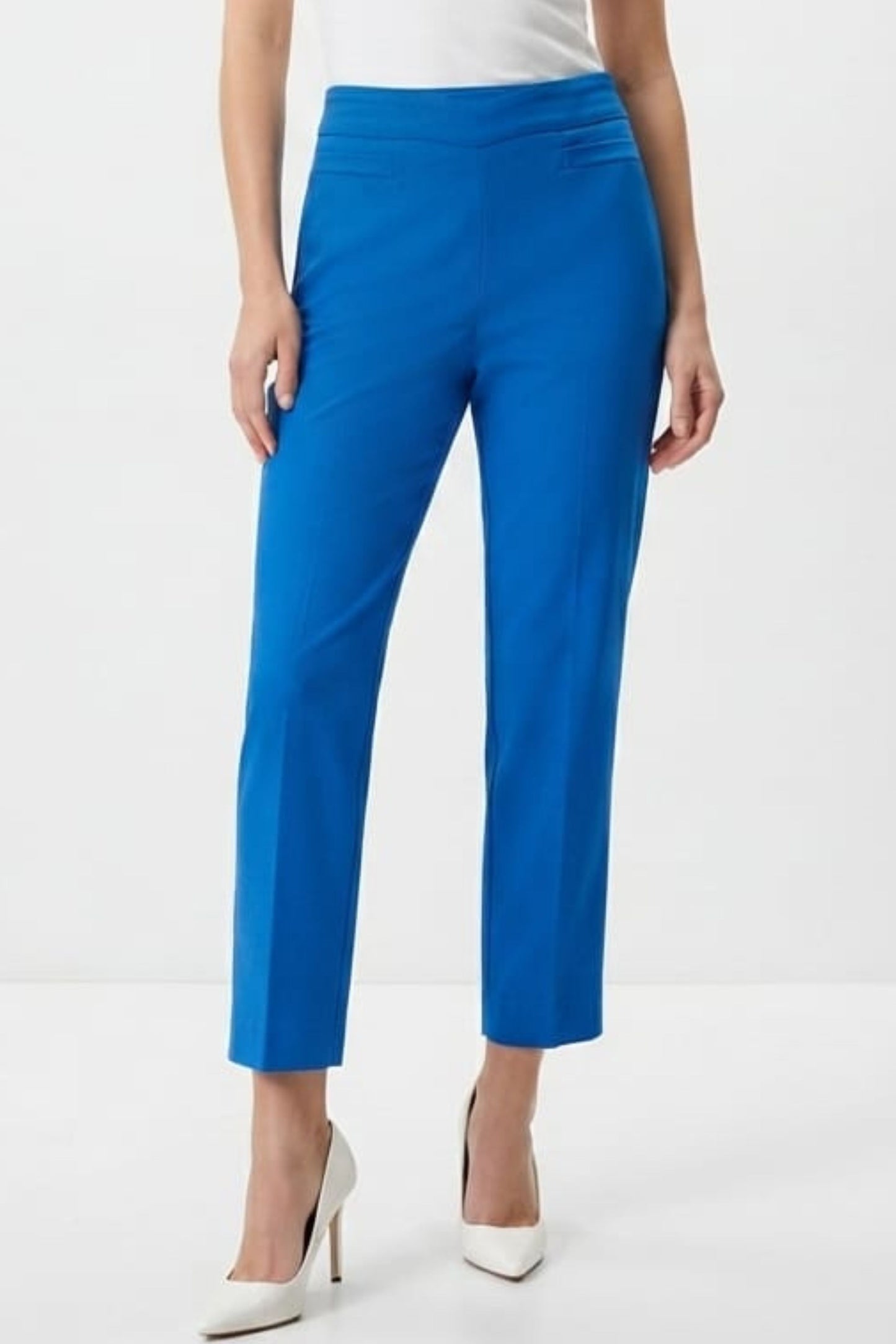 Zac & Rachel High-Waisted Slim-Fit Ankle Pants