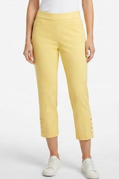 Zac & Rachel Button-Hem Crop Pants