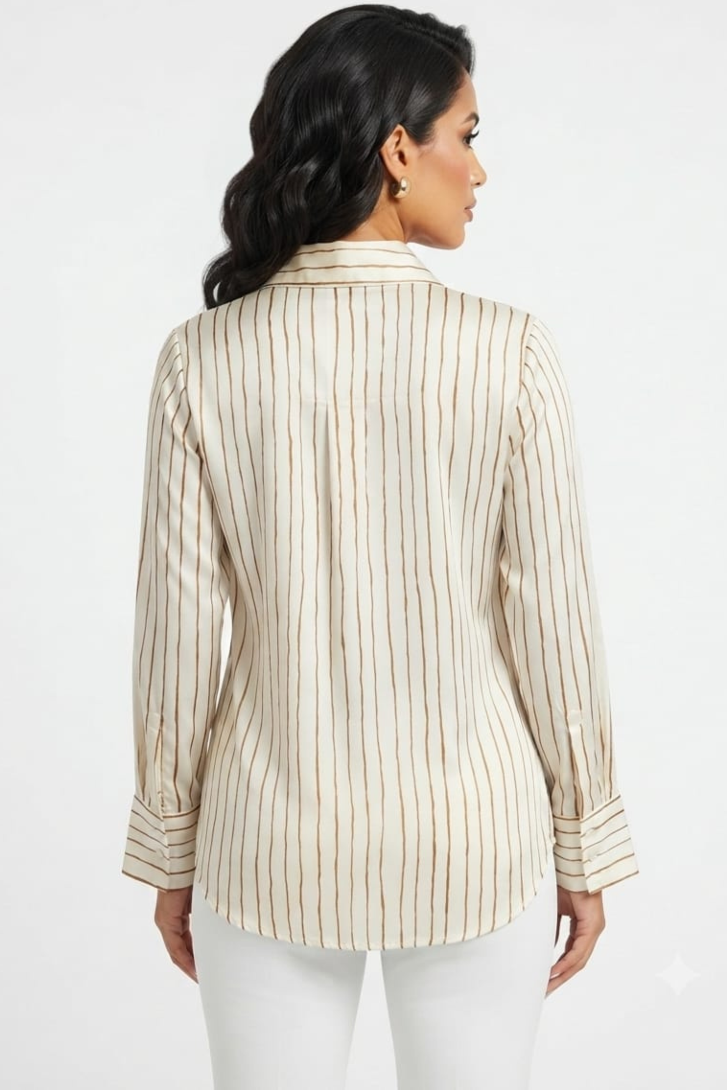Hester & Orchard Striped Button-Down Shirt