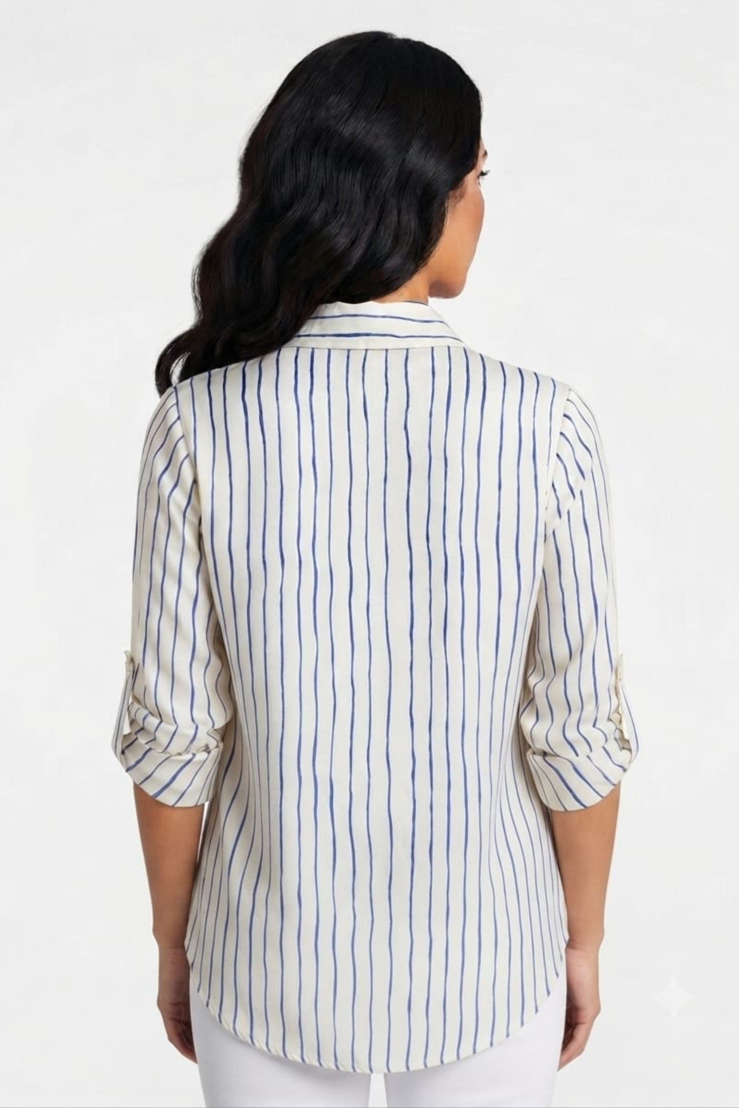 Hester & Orchard Striped Button-Down Shirt