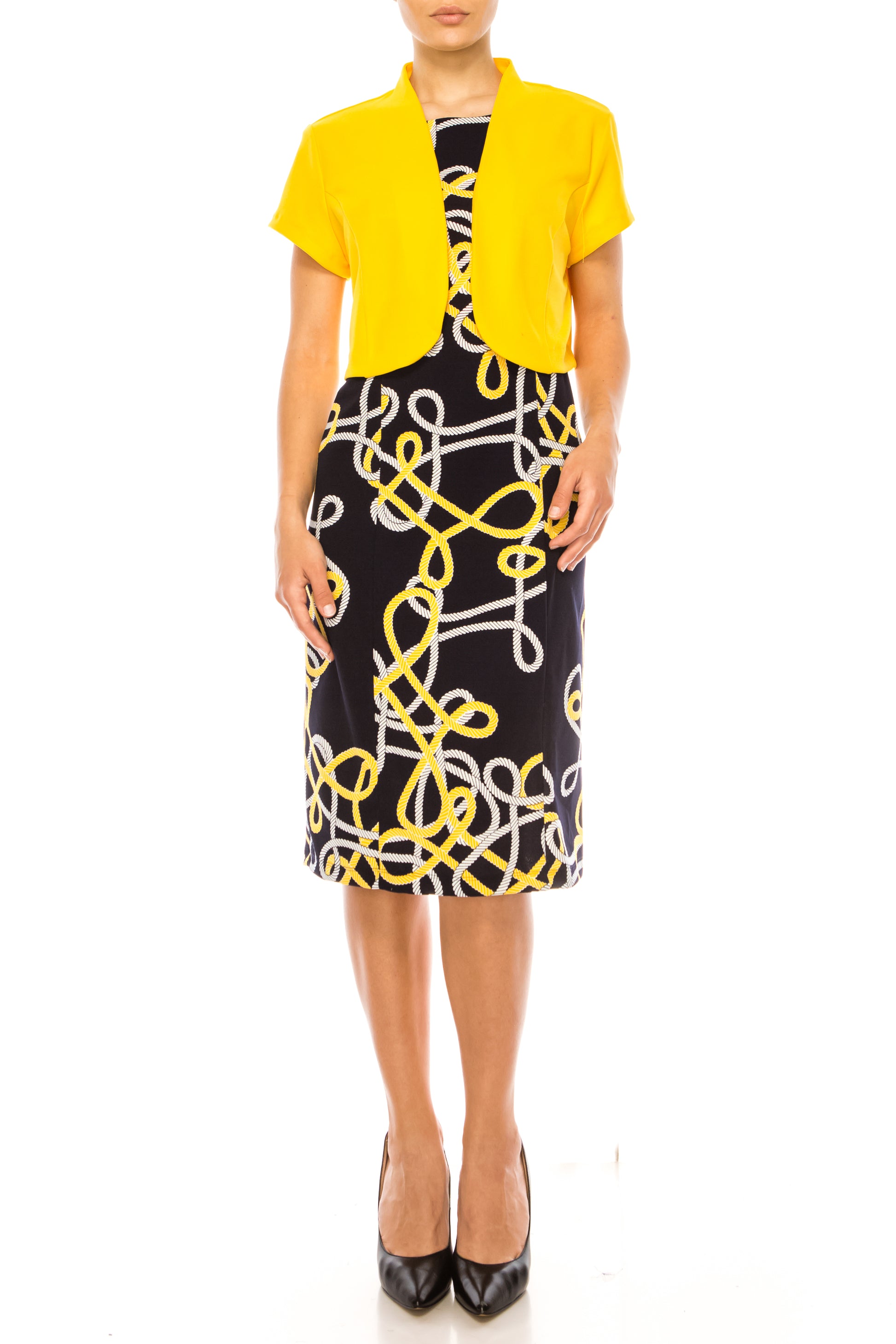 short sleeve jacket dress House OF CB Georgia Oversized-Shoulder Stretch-Woven Blazer Dress