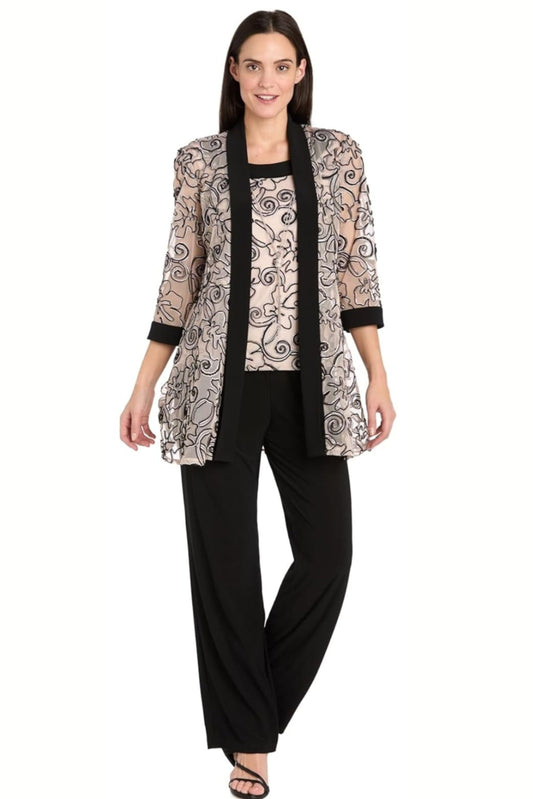 RM Richards Two-Piece Special Occasion Pant Set (PLUS)