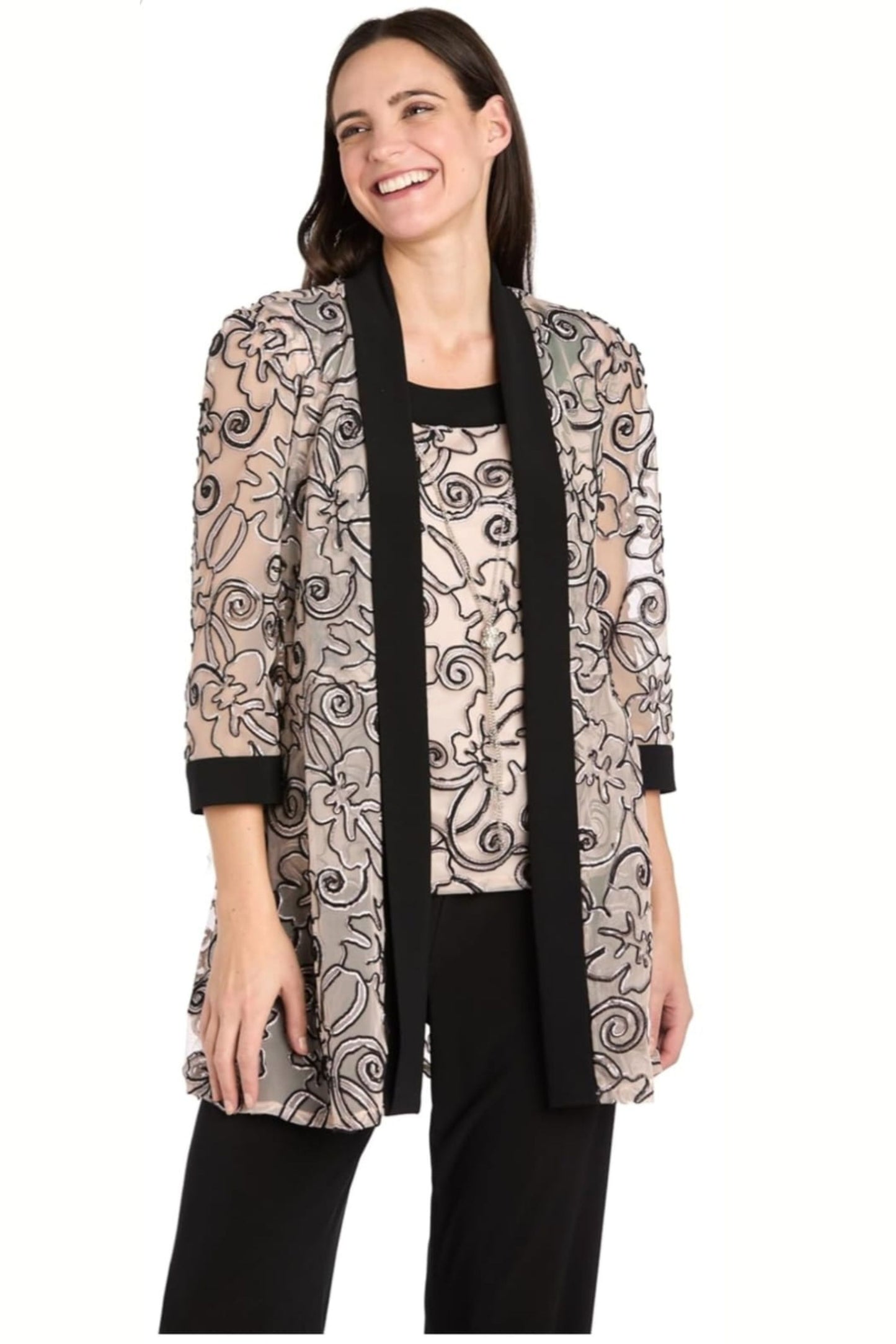 RM Richards Two-Piece Special Occasion Pant Set (PLUS)