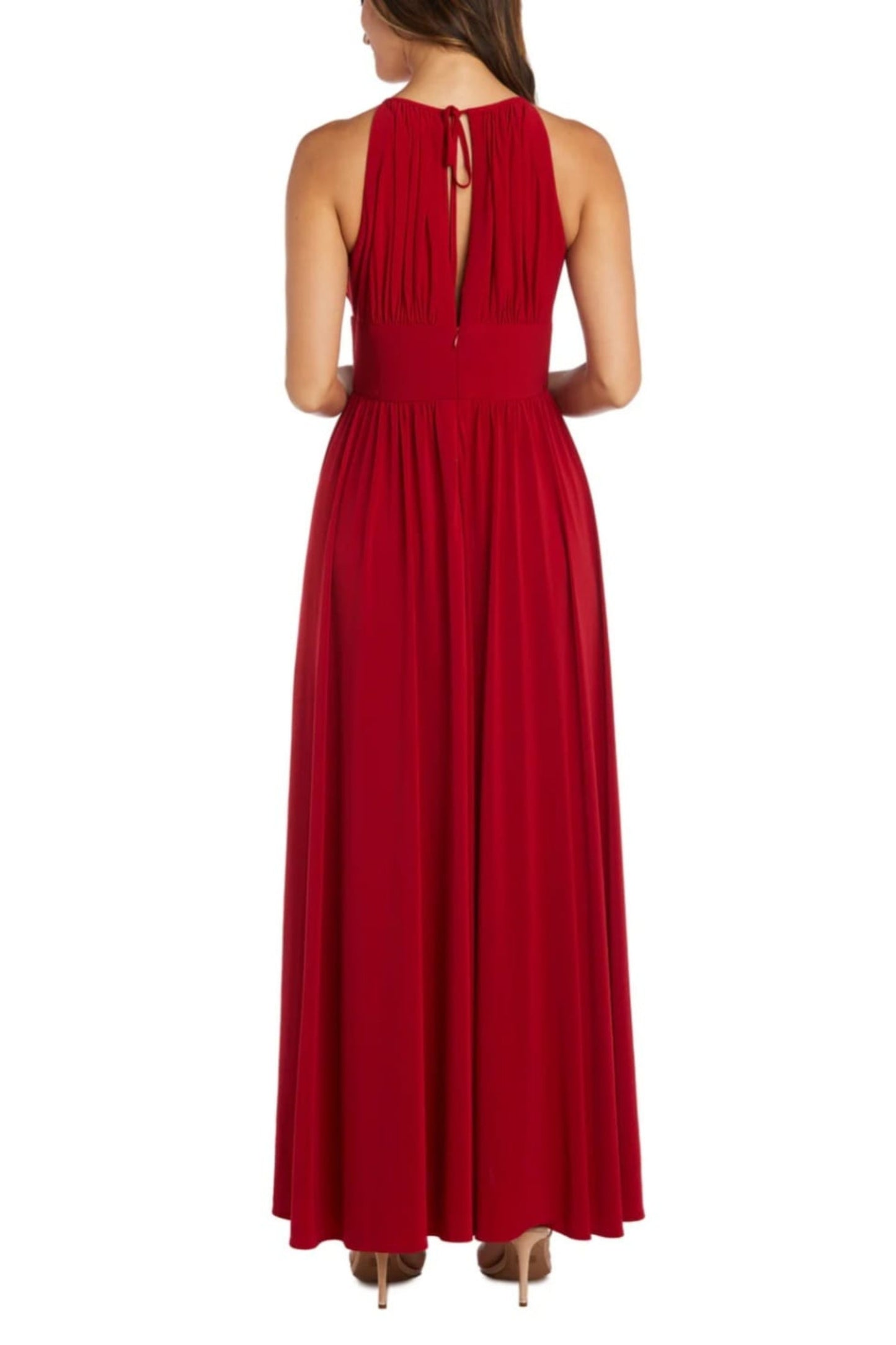 RM Richards Empire Beaded Long Evening Gown
