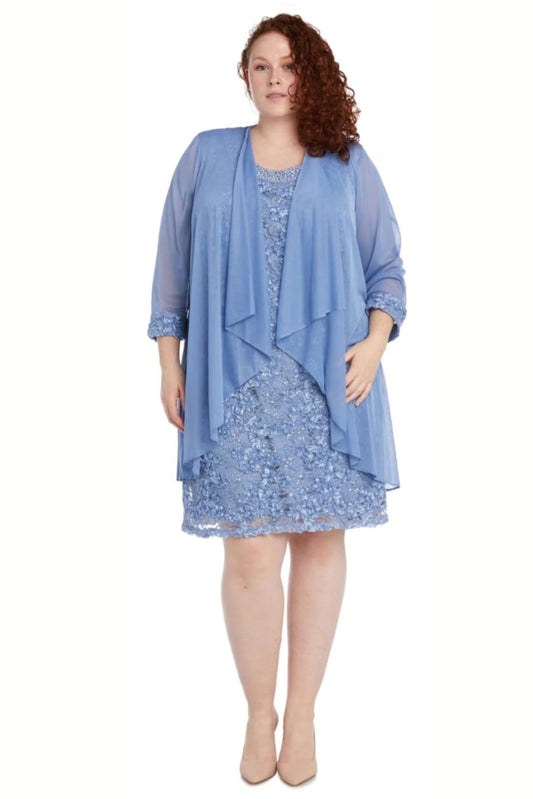 RM Richards 3/4 Sleeve 2-Pc Evening Jacket Dress