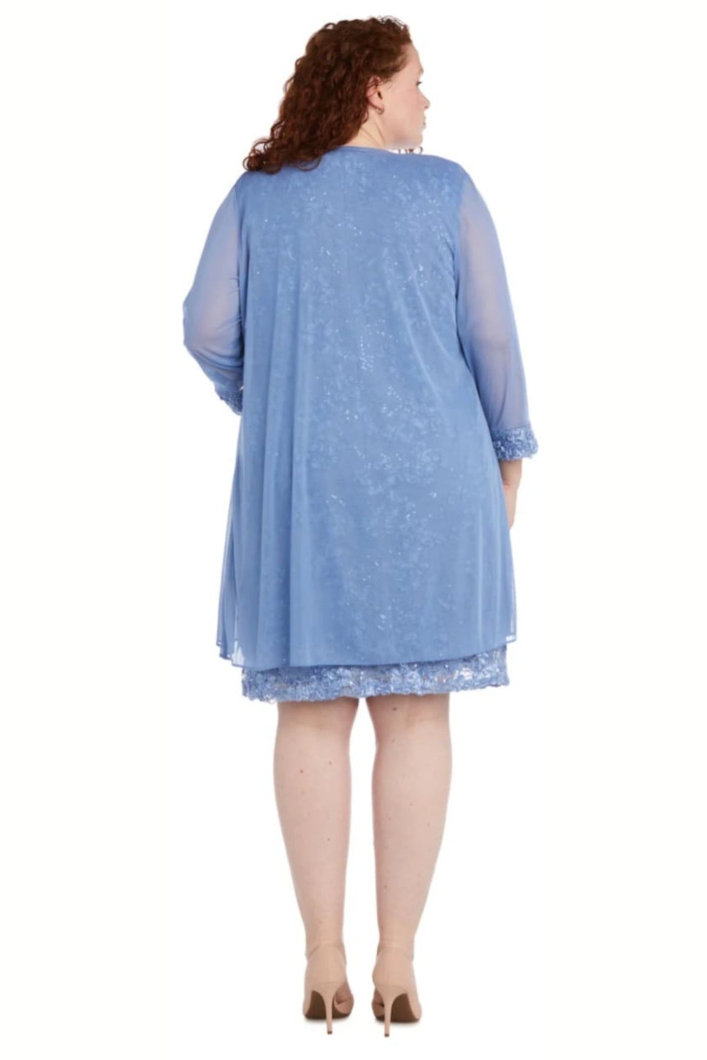 RM Richards 3/4 Sleeve 2-Pc Evening Jacket Dress