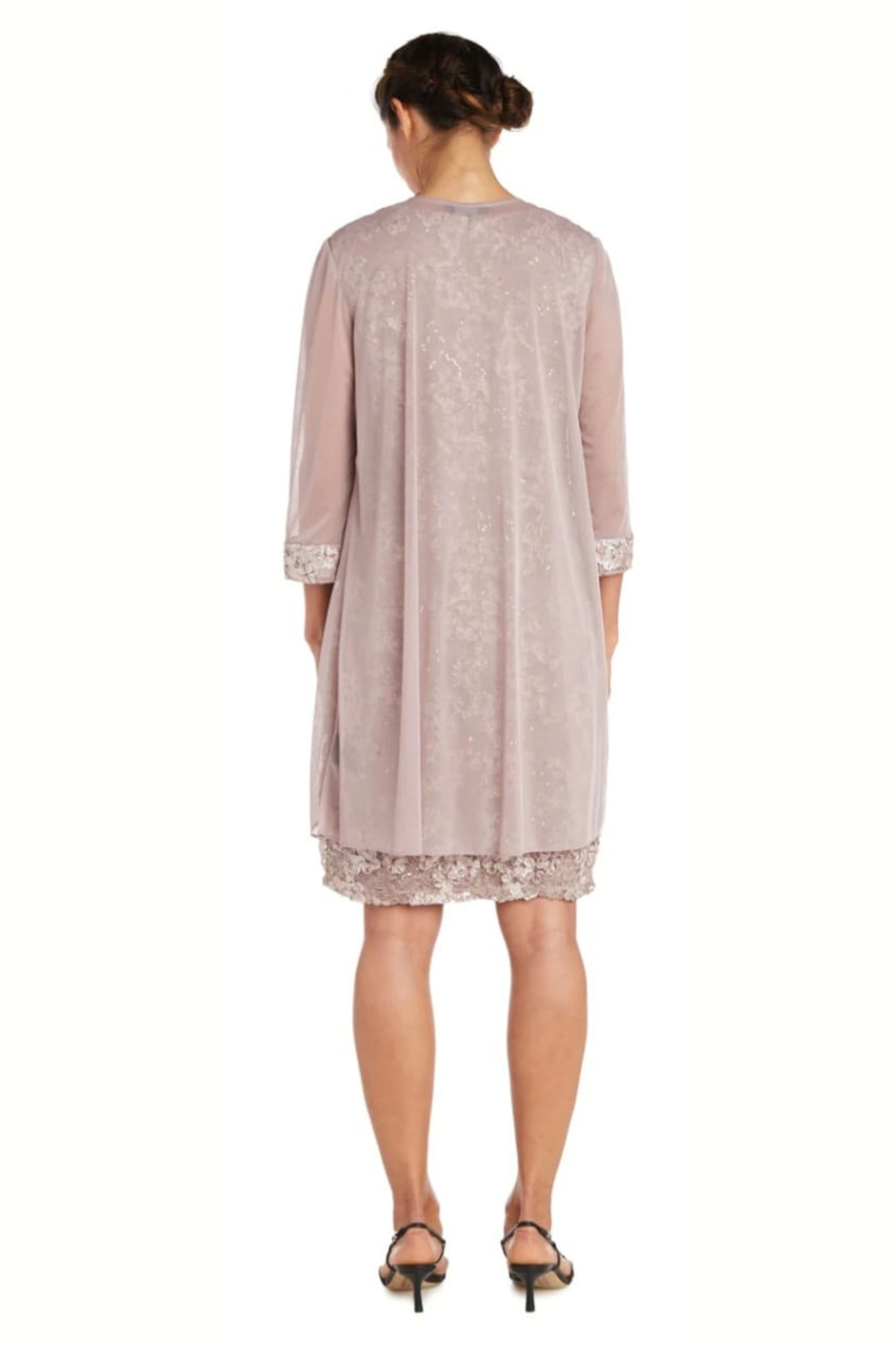 RM Richards 3/4 Sleeve 2-Pc Evening Jacket Dress