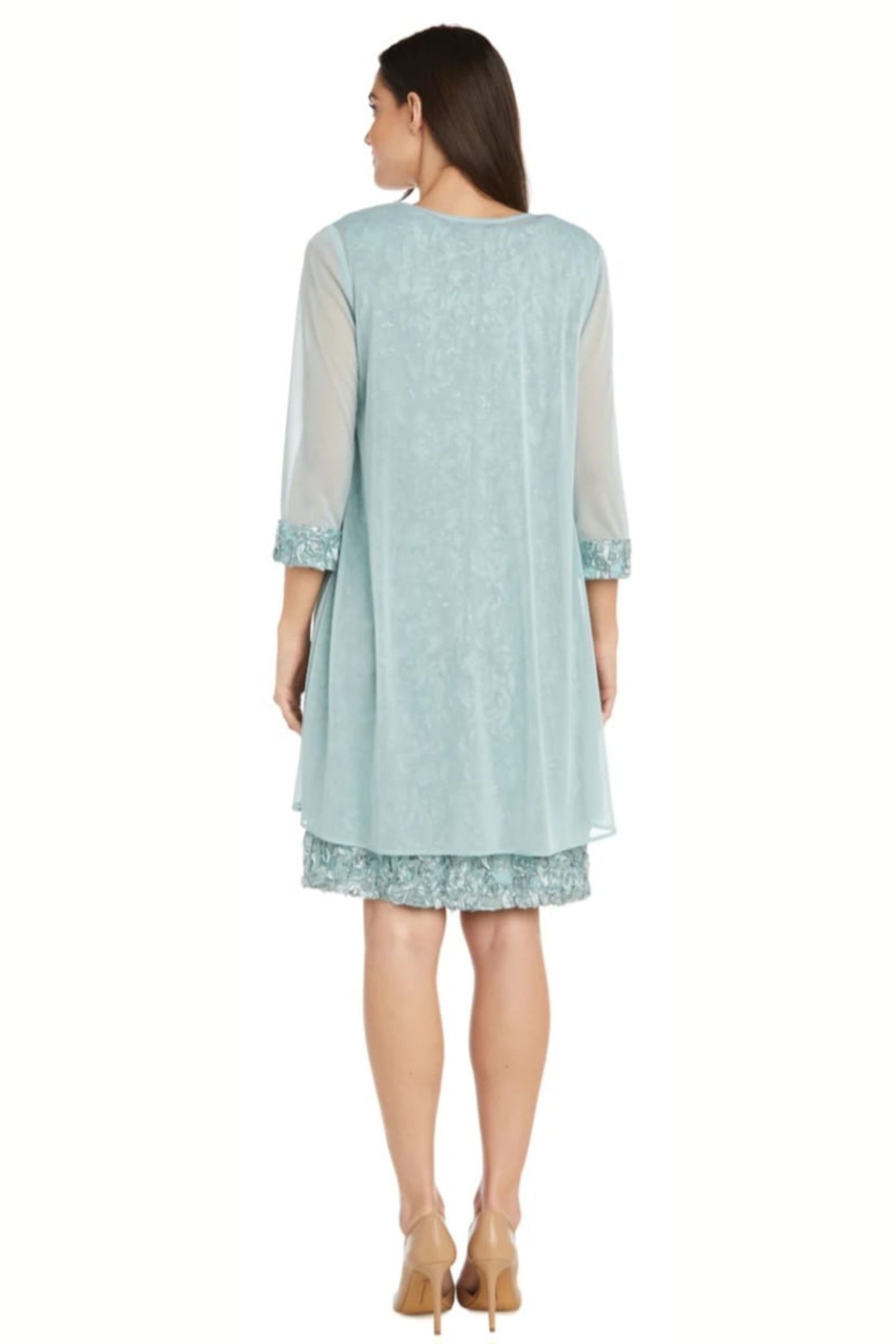 RM Richards 3/4 Sleeve 2-Pc Evening Jacket Dress