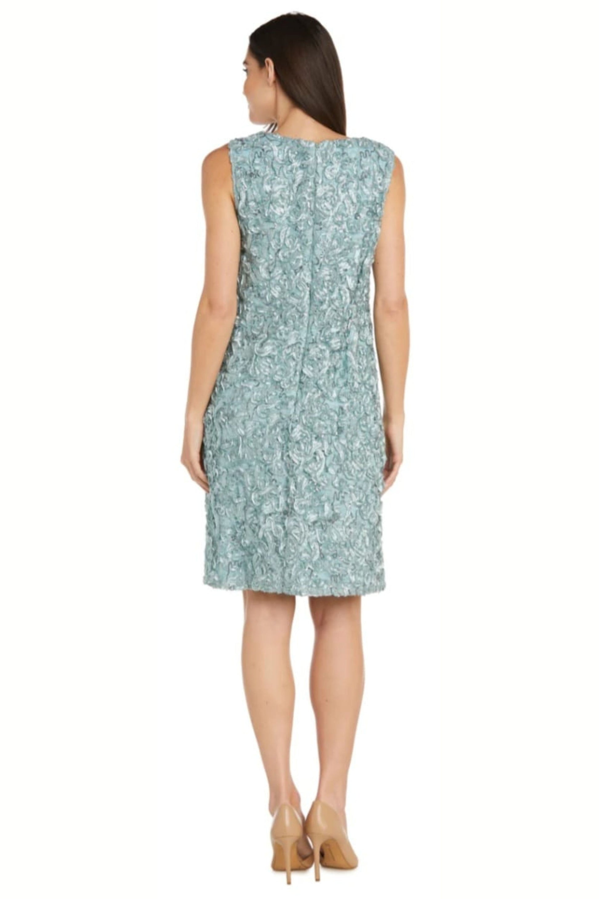 r & m richards knee length dresses R & M Richards Women's Short Knit Wrap Dress, 18
