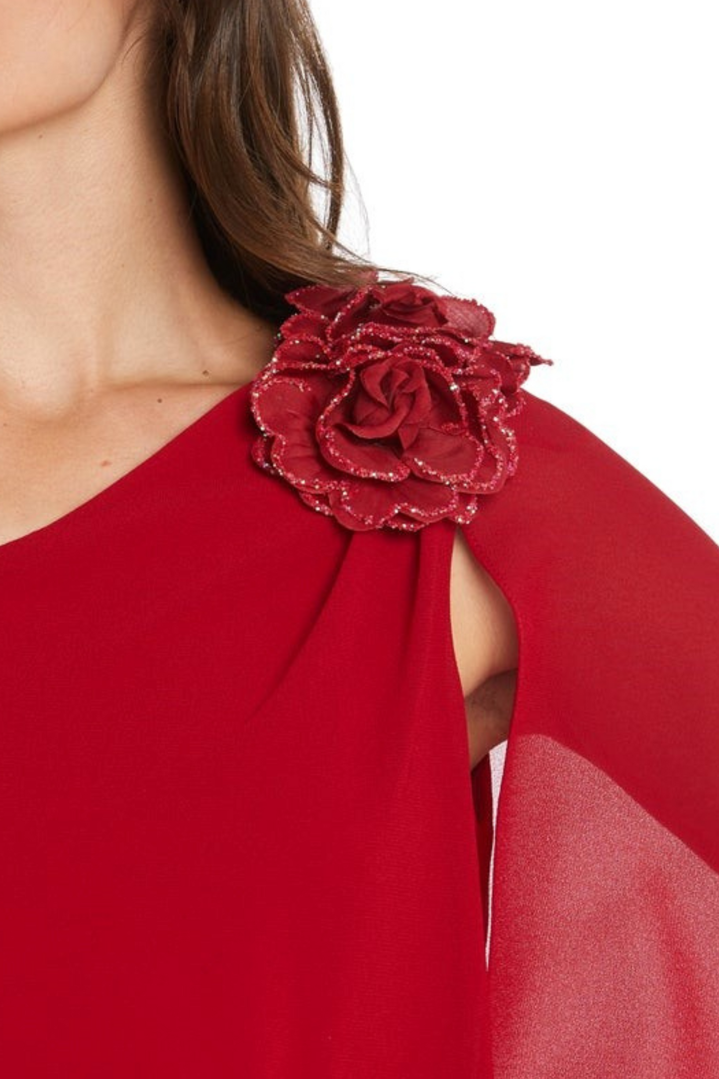 RM Richards One Shoulder Short Evening Dress