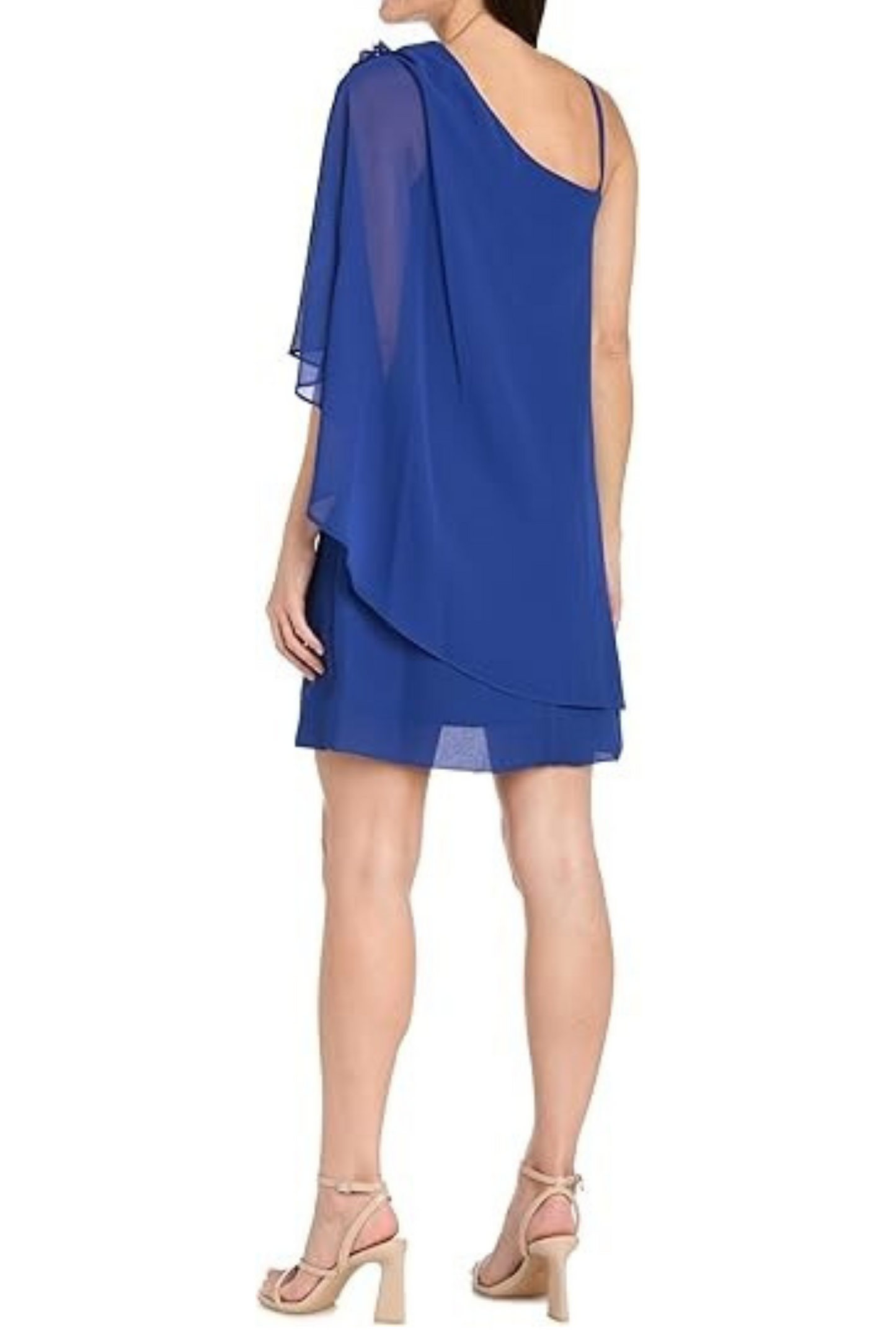 RM Richards One Shoulder Short Evening Dress