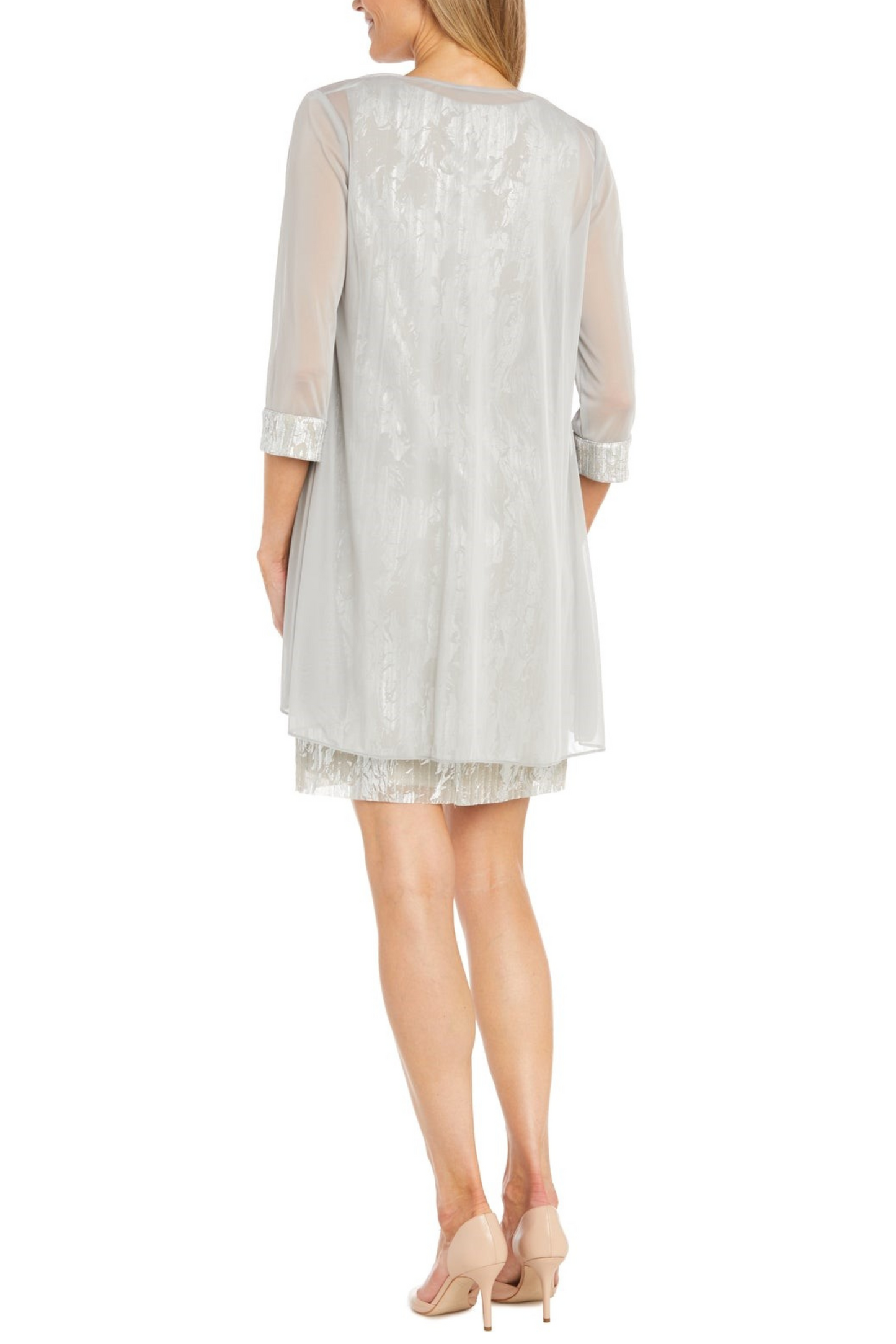 RM Richards Two Piece Short Evening Jacket Dress