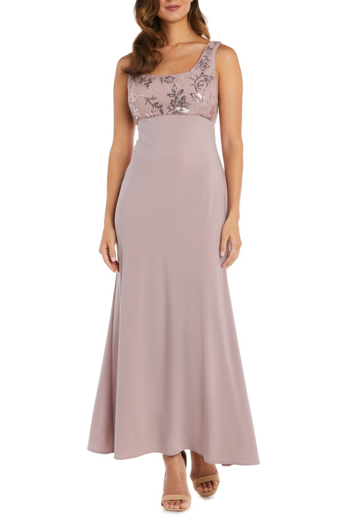 RM Richards 2 Piece Lace Jacket Long Evening Dress