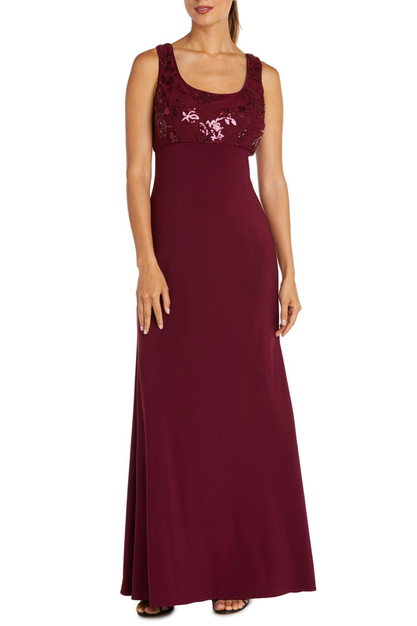 RM Richards 2 Piece Lace Jacket Long Evening Dress