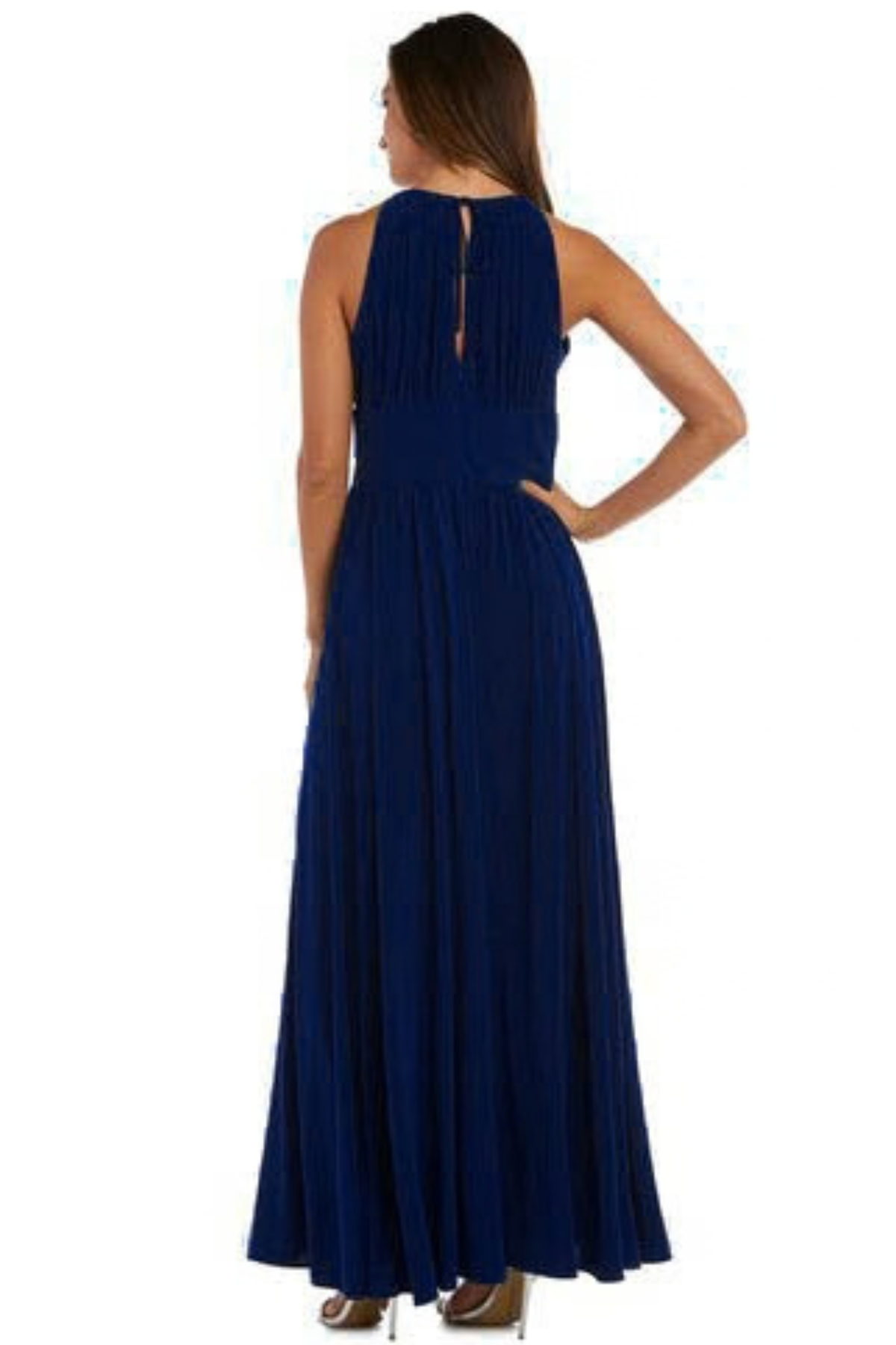 RM Richards Empire Beaded Long Evening Gown