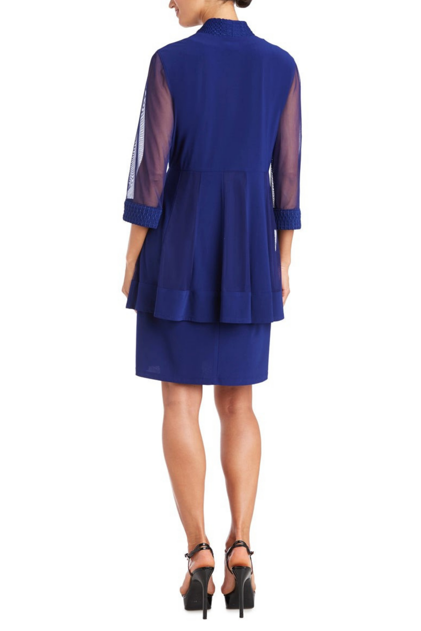 RM Richards 2-Piece Short Evening Jacket Dress