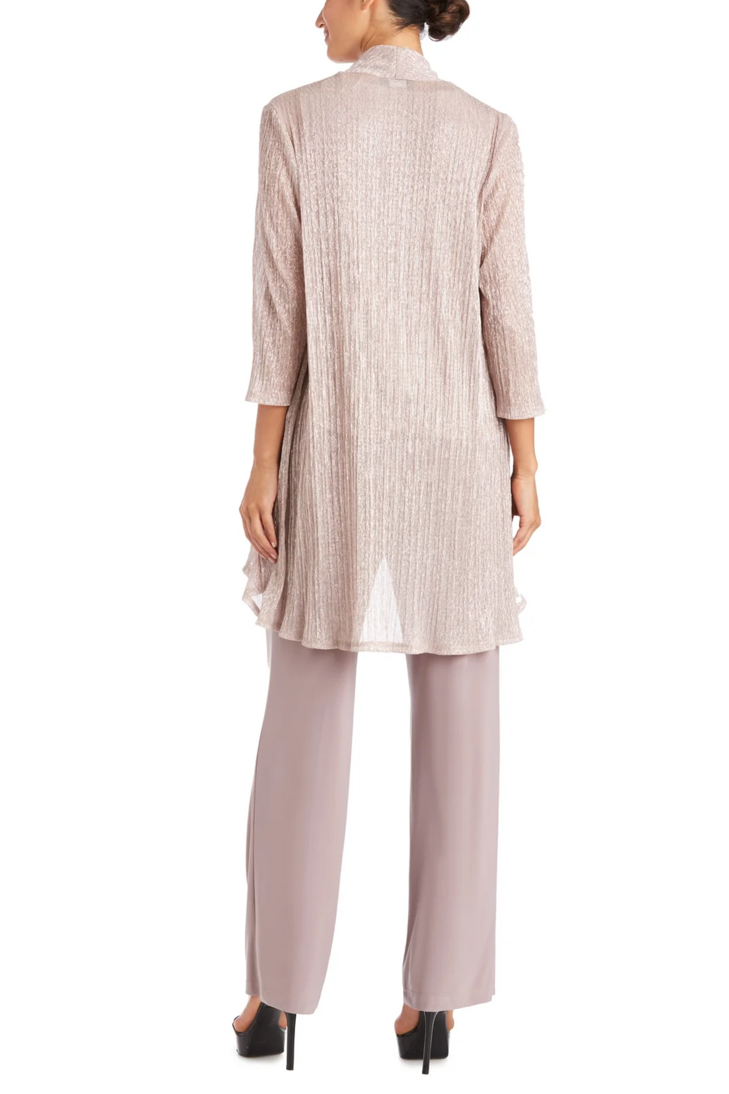 RM Richards Metallic 3-Piece Dressy Pants Set