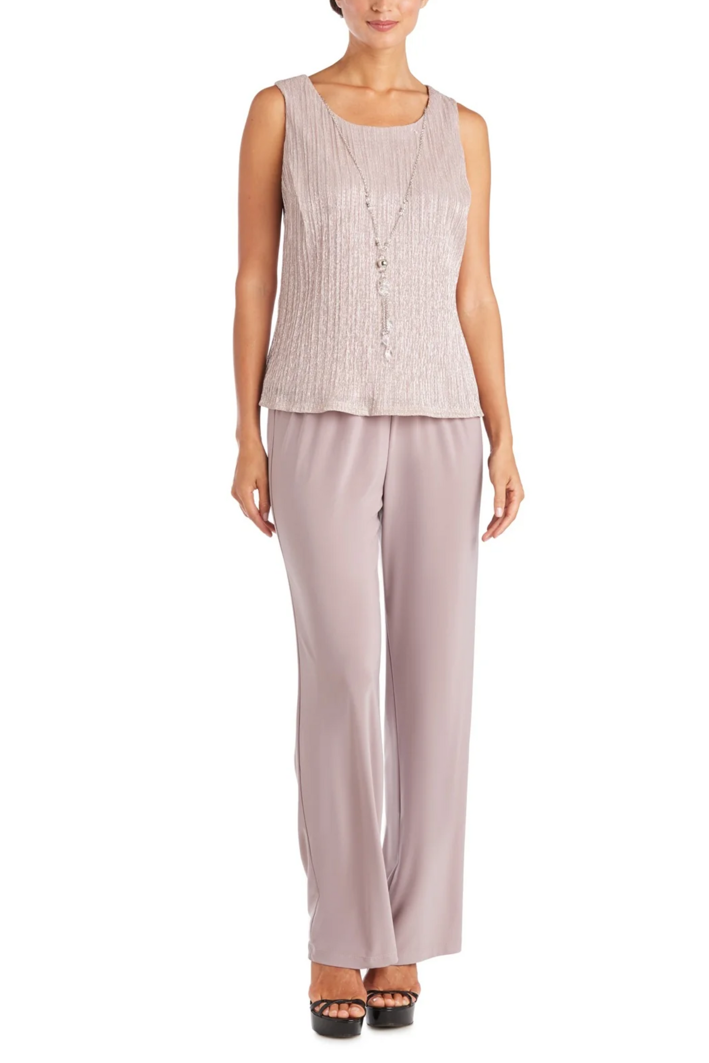 RM Richards Metallic 3-Piece Dressy Pants Set