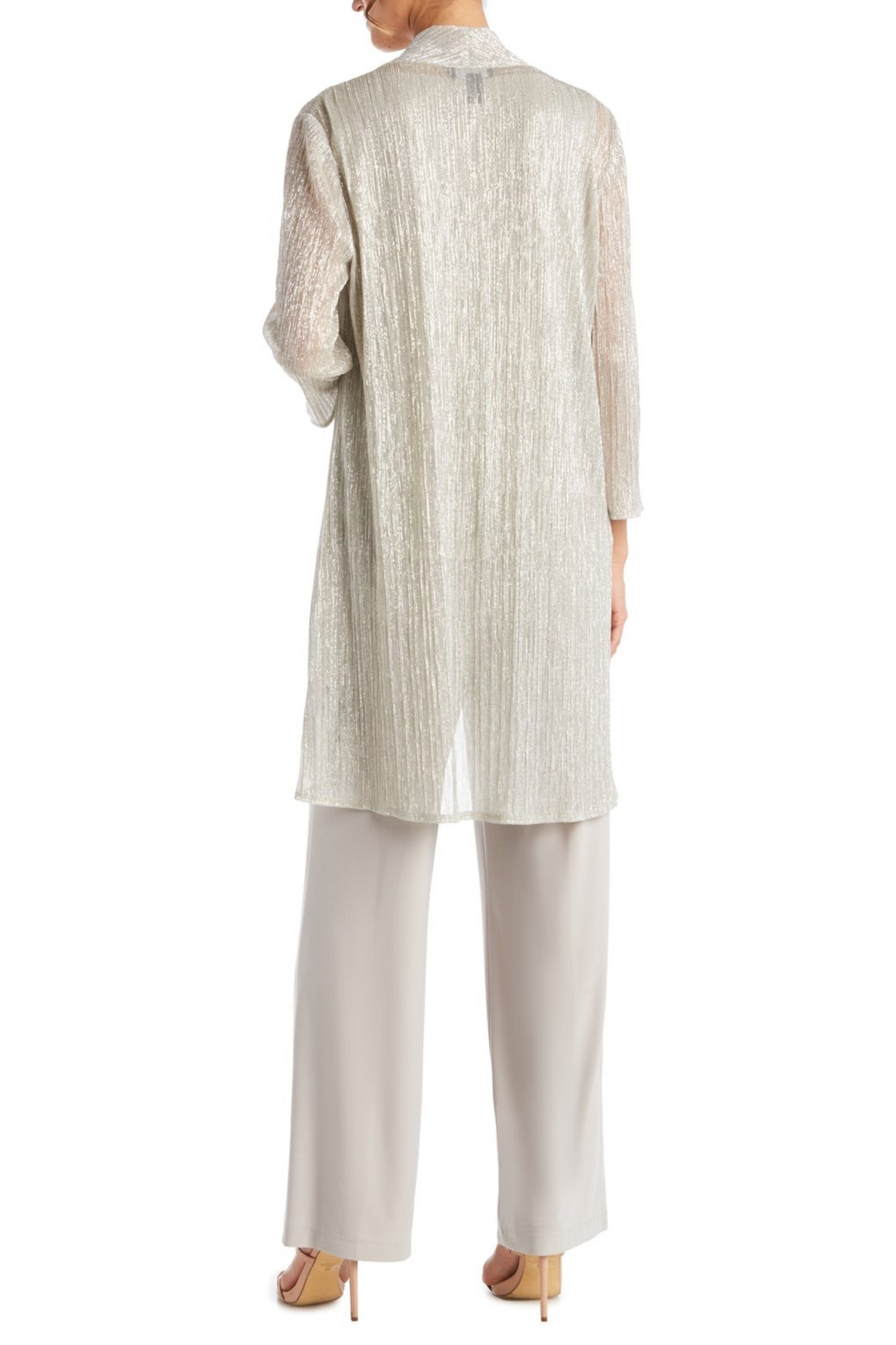 RM Richards Metallic 3-Piece Dressy Pants Set