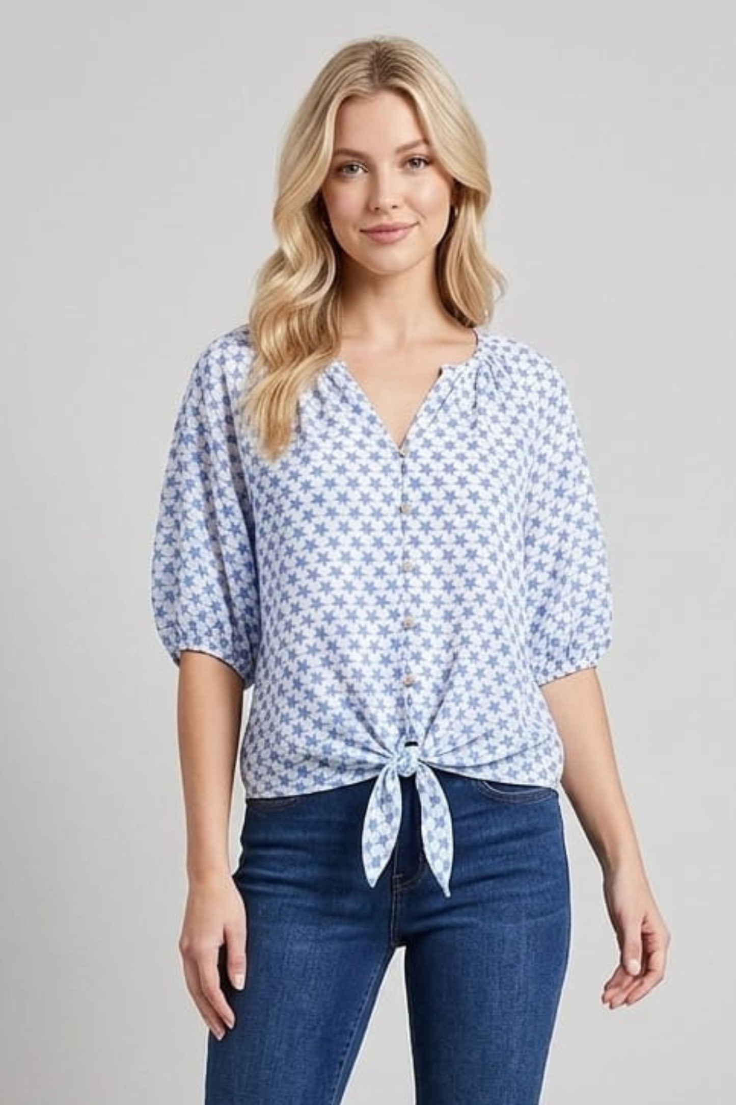 Zac & Rachel Utility Drop-Shoulder Blouse