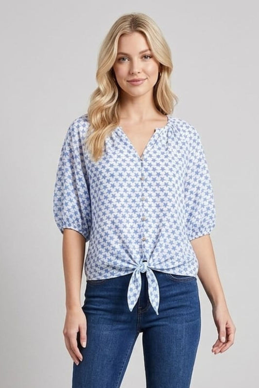 Zac & Rachel Utility Drop-Shoulder Blouse